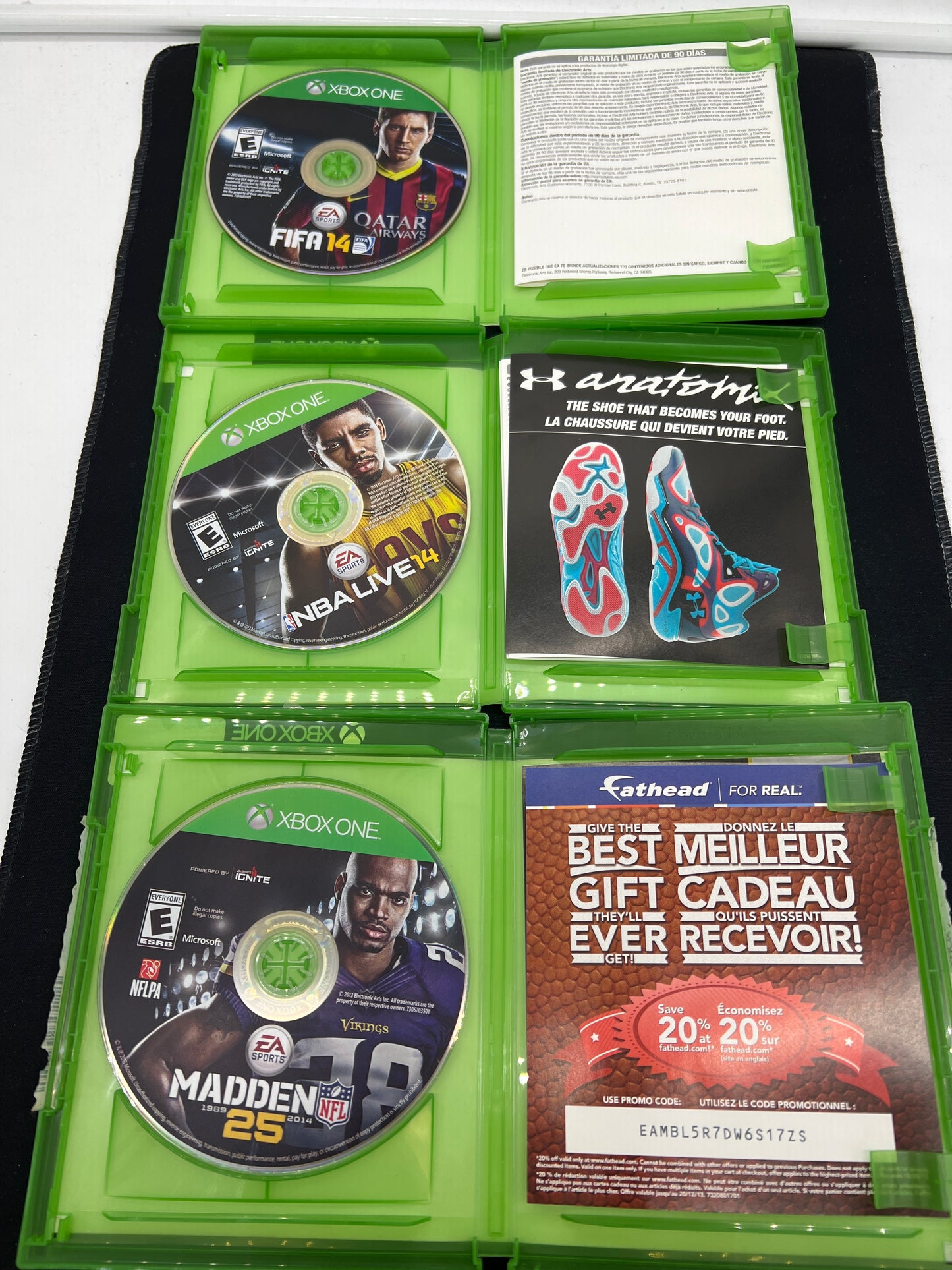 Auction Lot 173: XBOX One Video Game Sports Lot 1