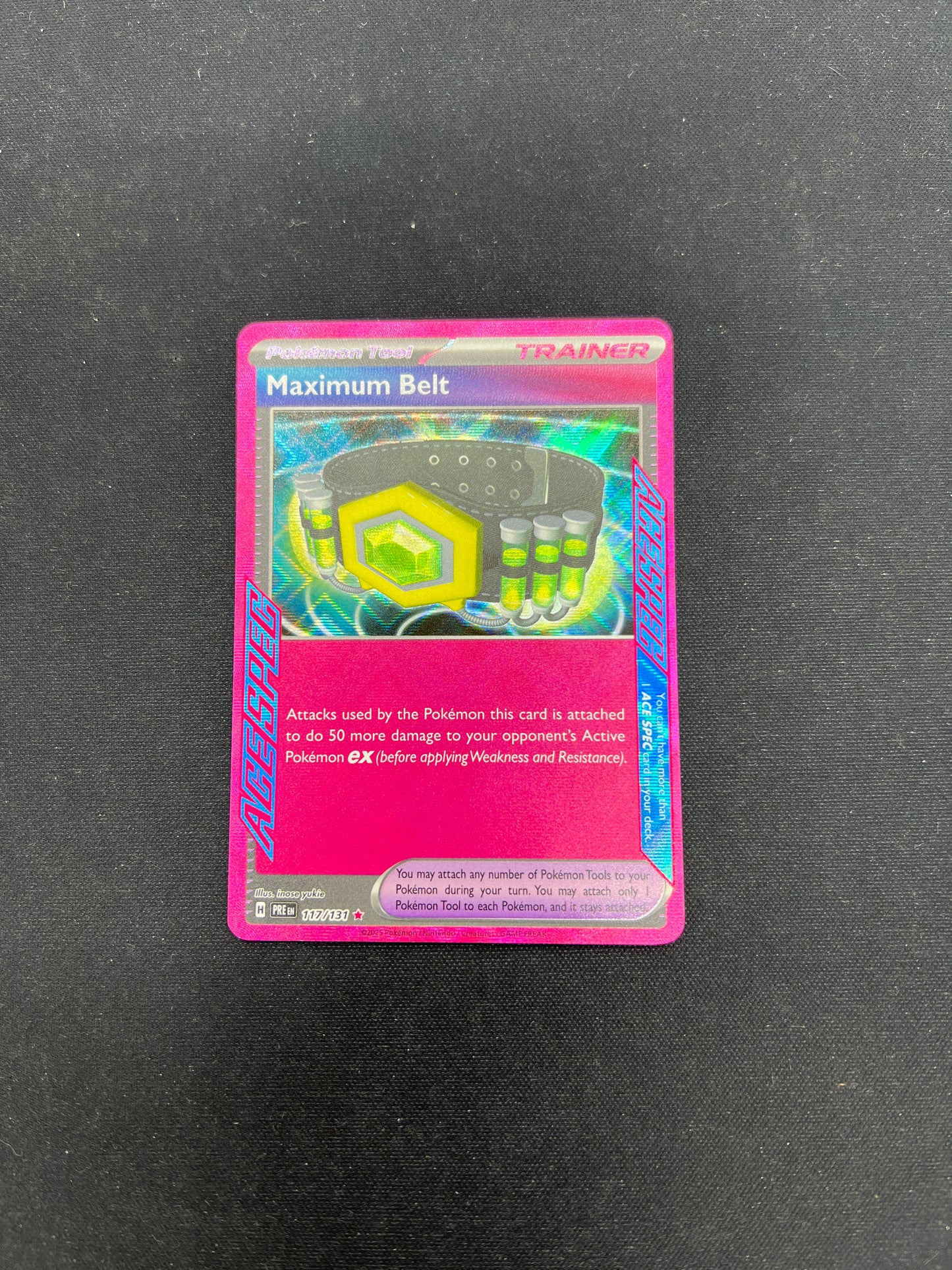 Auction Lot 281: Pokemon Cards Maximum Belt Ace Spec Condition Vary