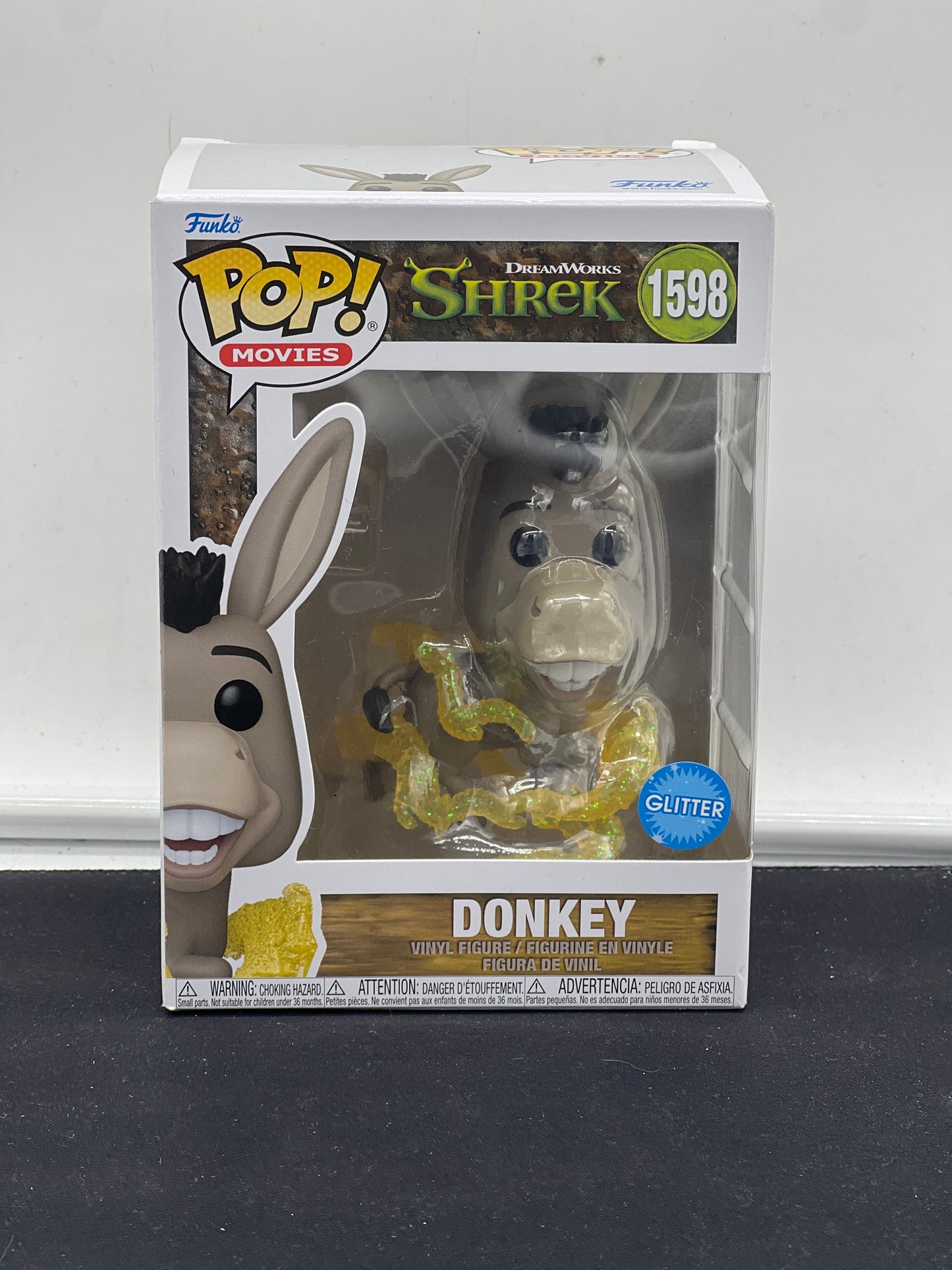 Auction Lot 99: POP Funko Shrek Donkey 1598 Figure