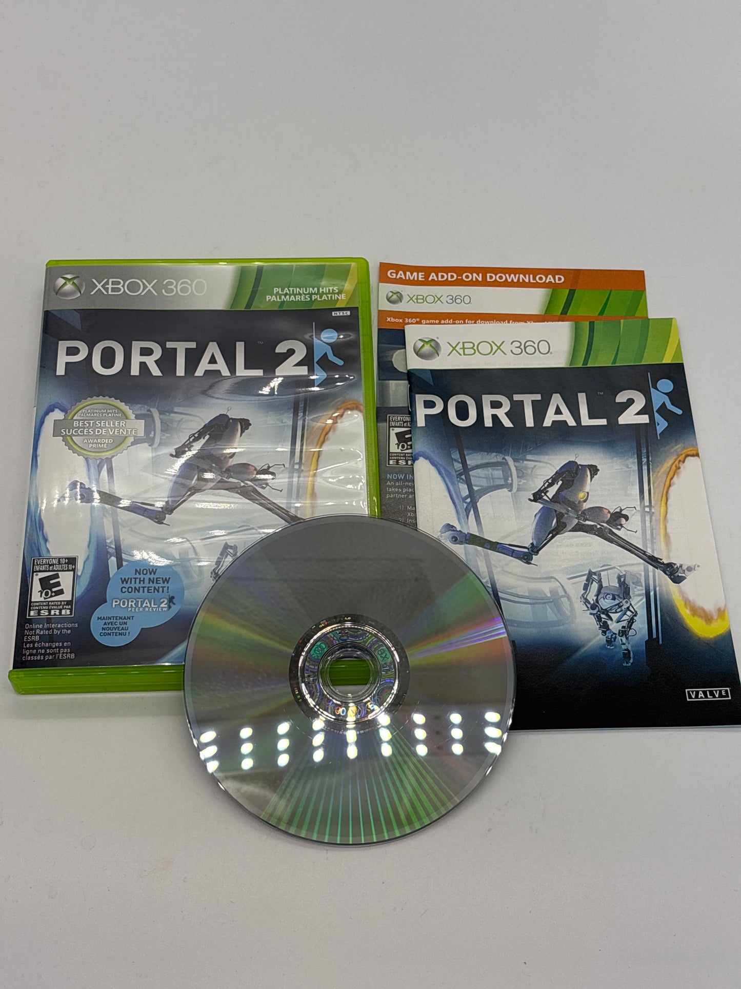 Auction Lot 175: Portal 2 Video Game XBOX 360 CIB