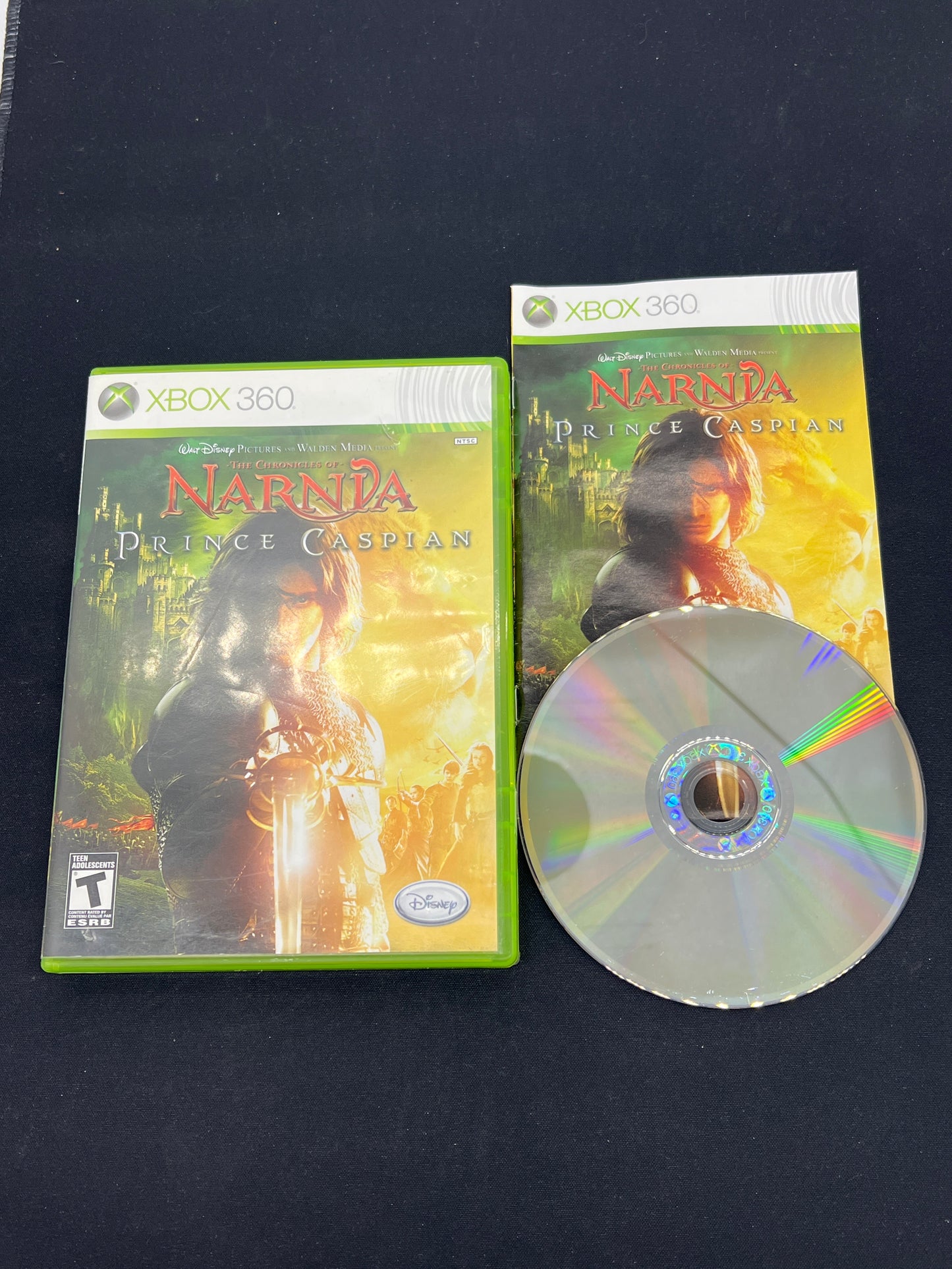 Auction Lot 198: XBOX 360 Video Game Disney's Chronicles of Narnia Prince Caspian CIB