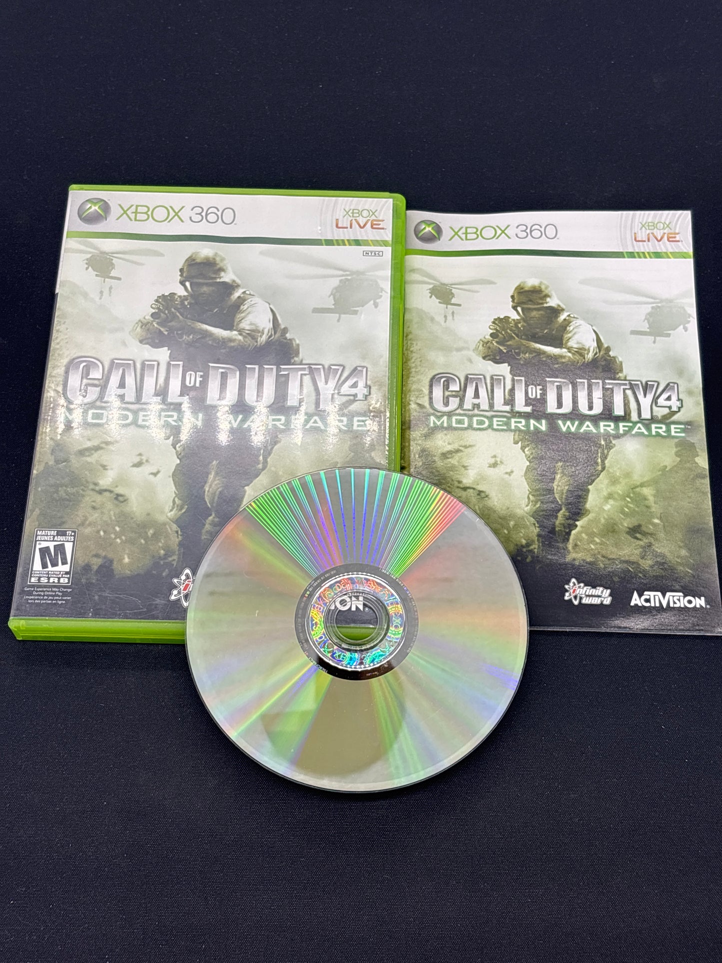 Auction Lot 181: Call of Duty Modern Warfare Video Game XBOX 360 CIB