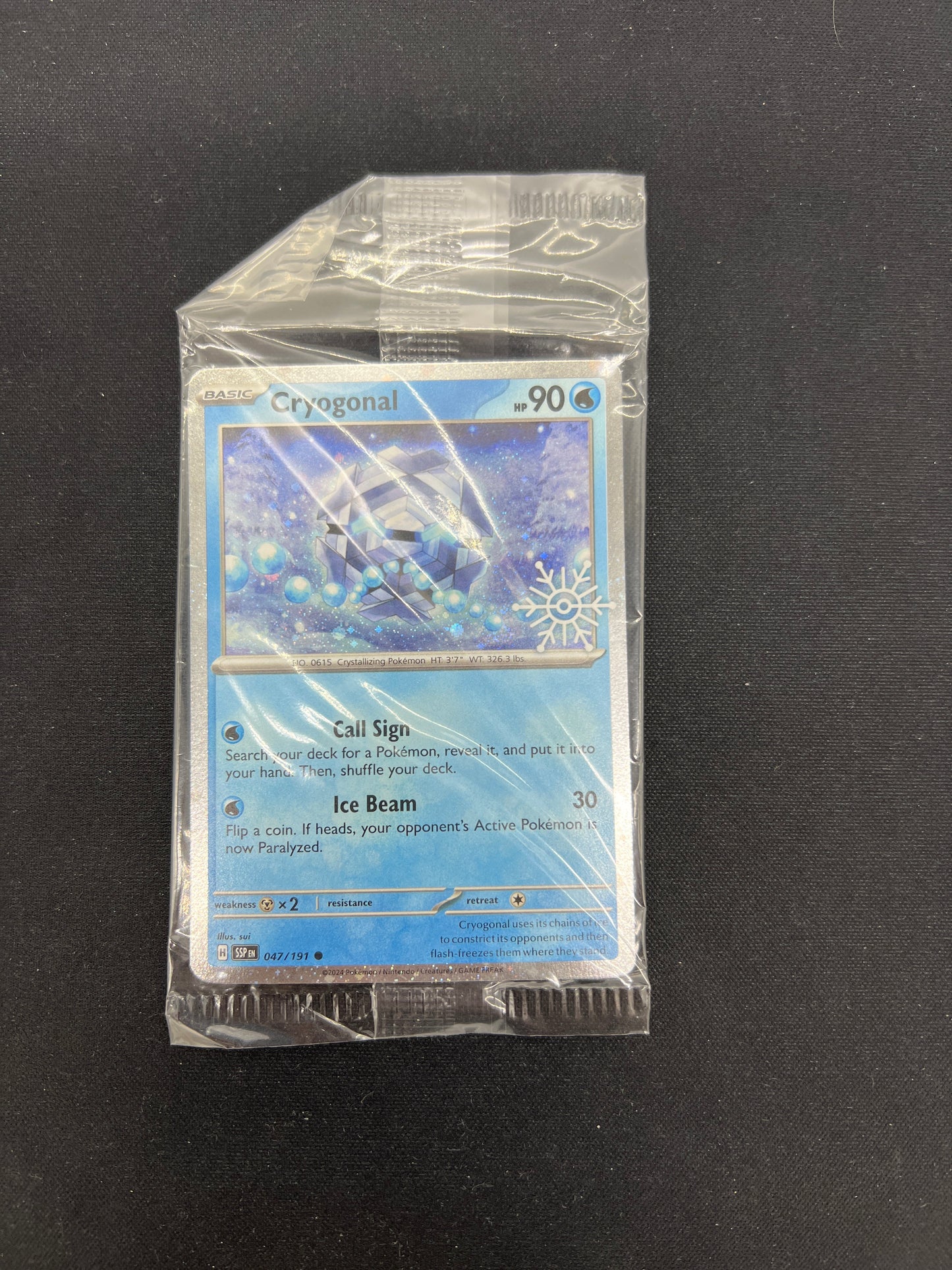 Auction Lot 141: Pokemon Cards Cryognal Advent Calendar Promo Sealed