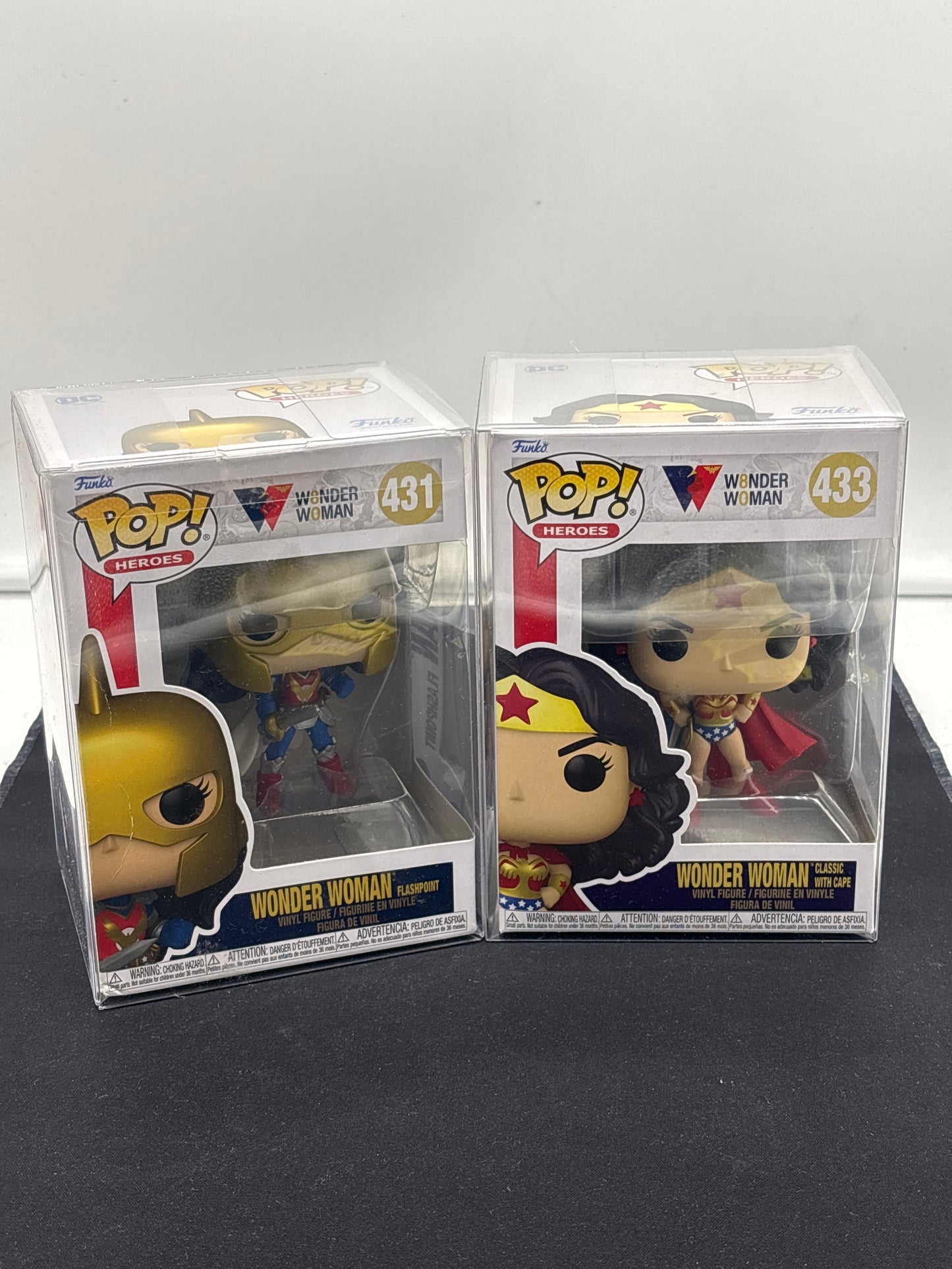 Auction Lot 16: POP Funko Wonder Women Figures 431 433