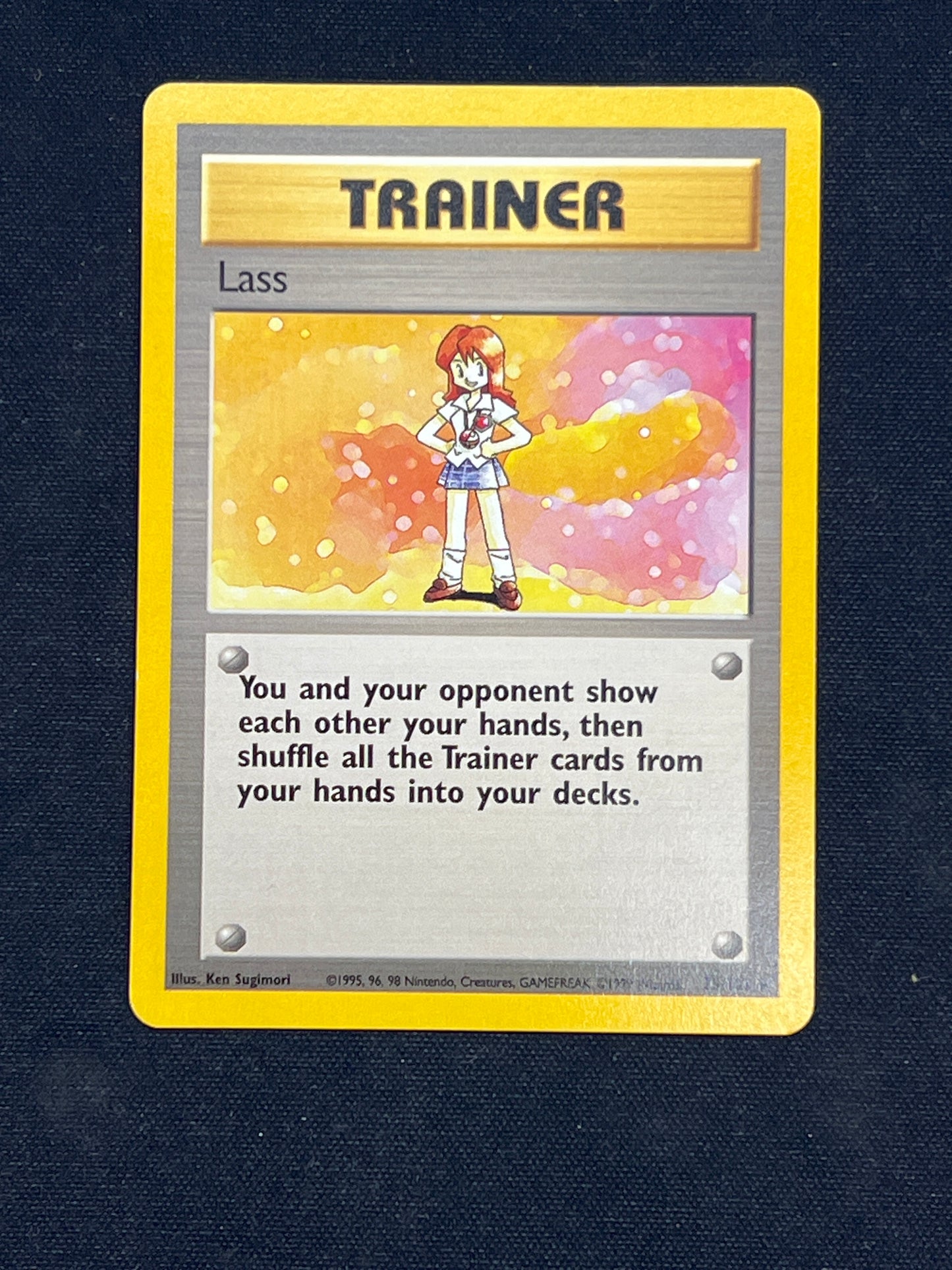 Auction Lot 379: Pokemon Cards Lass WOTC Base Set Conditions Vary