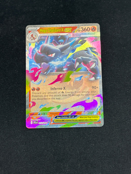 Auction Lot 280: Pokemon Cards PFL Mega Charizard X Ex Conditions Vary