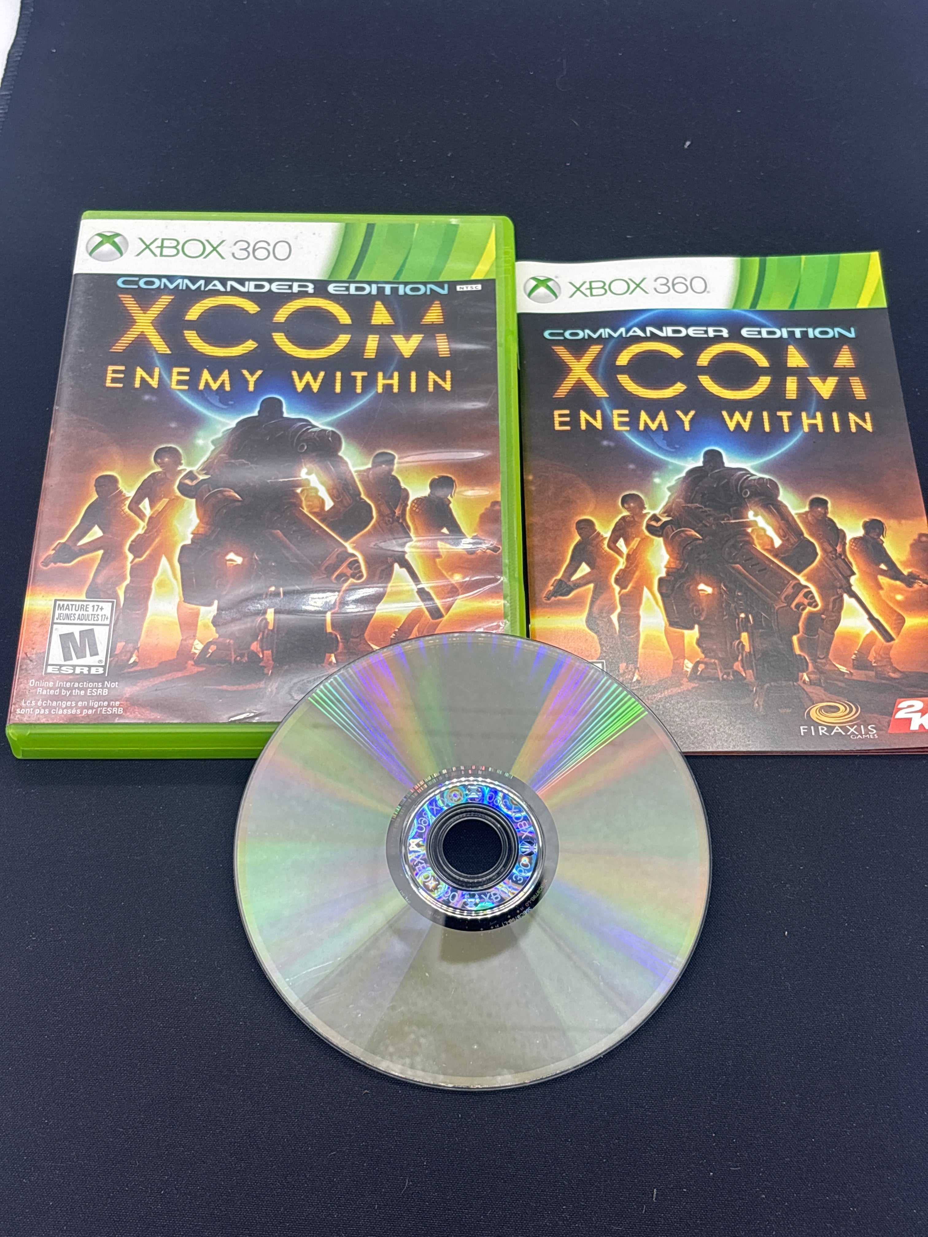 Auction Lot 52: XBOX 360 XCOM Enemy Within With Case & Disc
