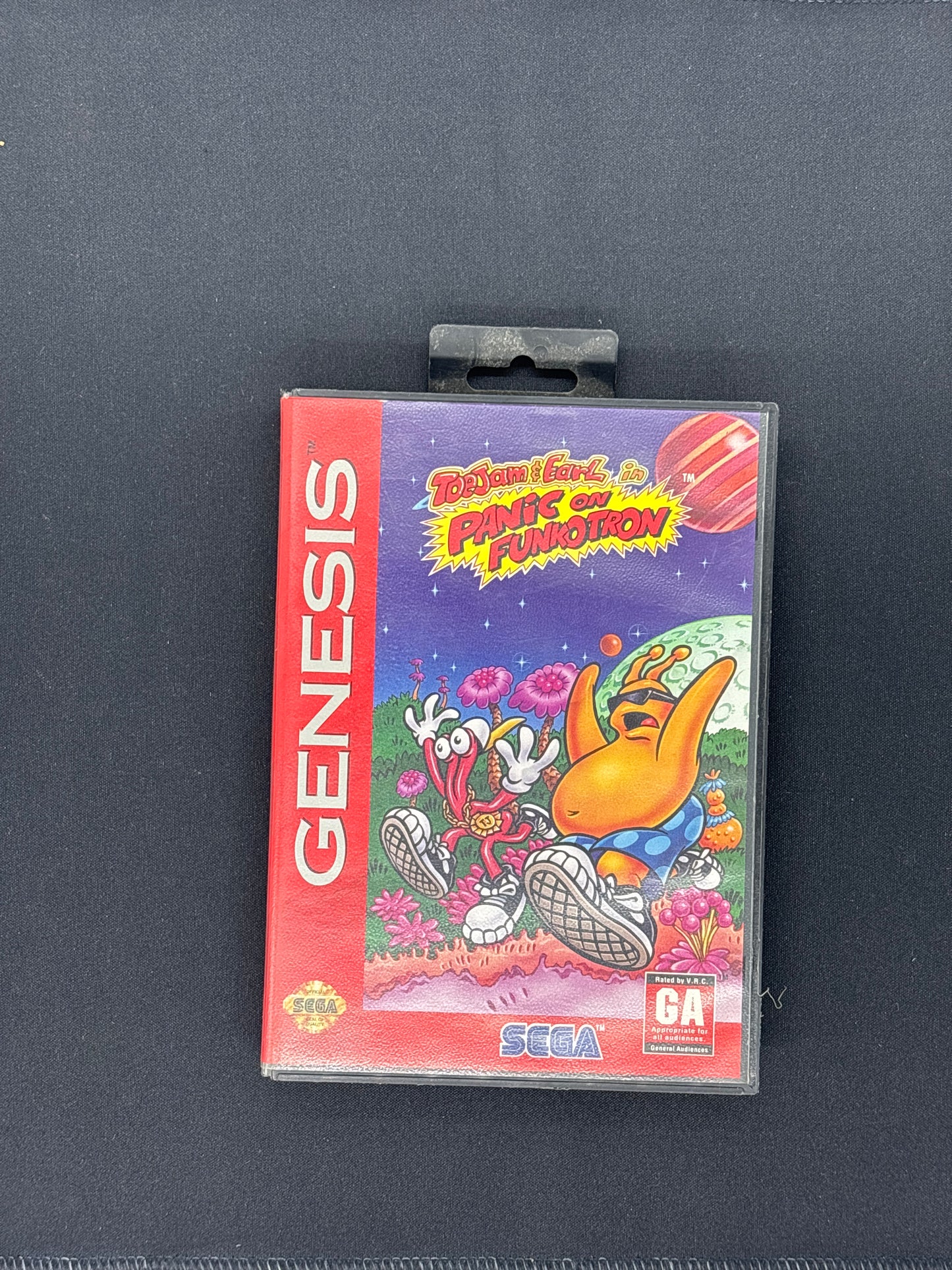 Auction Lot 158: Sega Genesis ToeJam and Earl Panic on Funkotron CIB