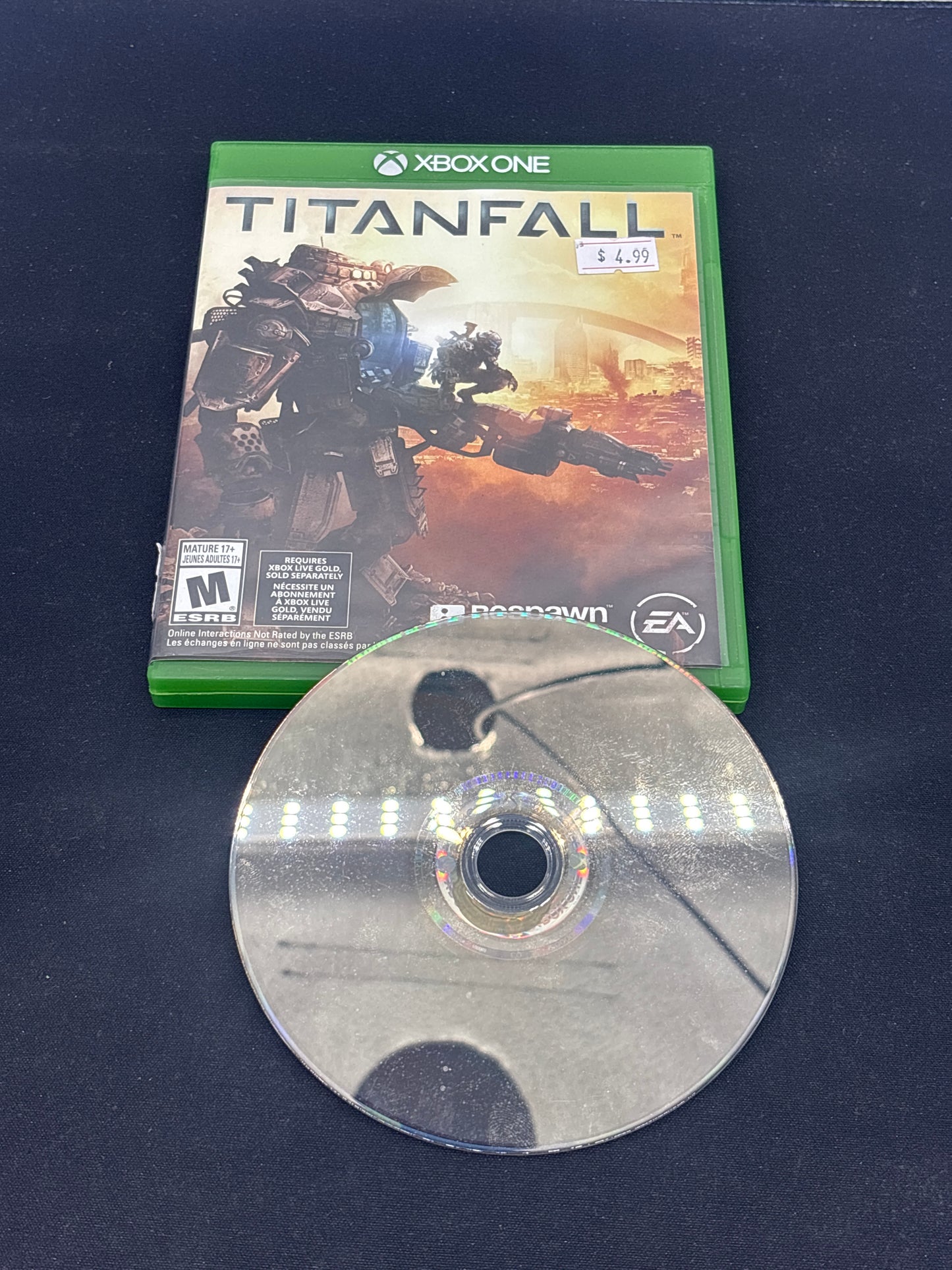 Auction Lot 280: XBOX One Video Game Titanfall
