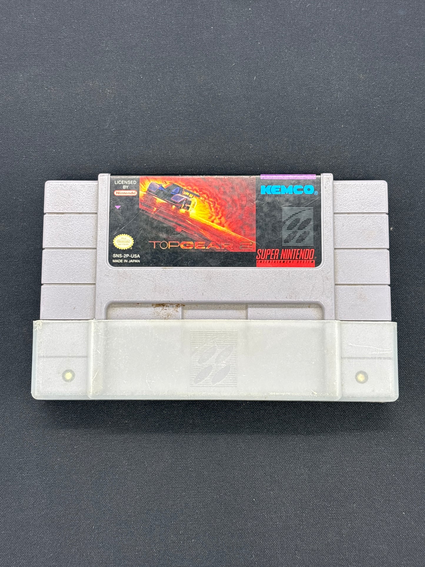 Auction Lot 25: SNES Nintendo Top Gear 2 Cartridge Only