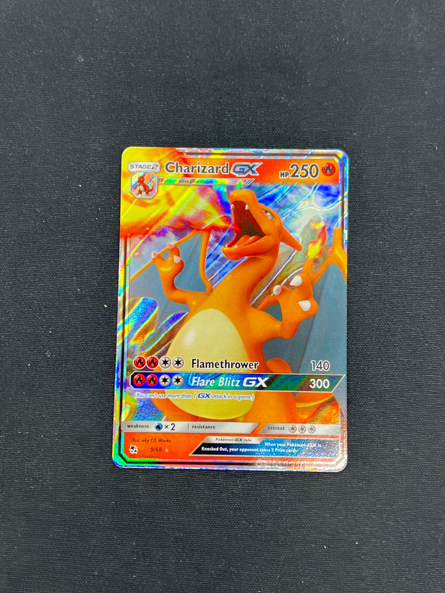Auction Lot 147: Pokemon Cards Charizard GX Hidden Fates Condition Vary