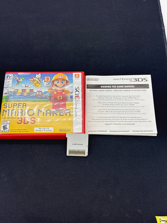 Auction Lot 307: Super Mario Maker Video Game Nintendo 3DS CIB