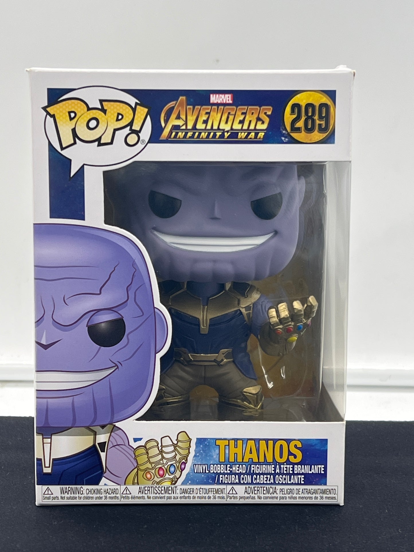 Auction Lot 182: Funko POP #289 Avengers Infinity War Thanos Figure