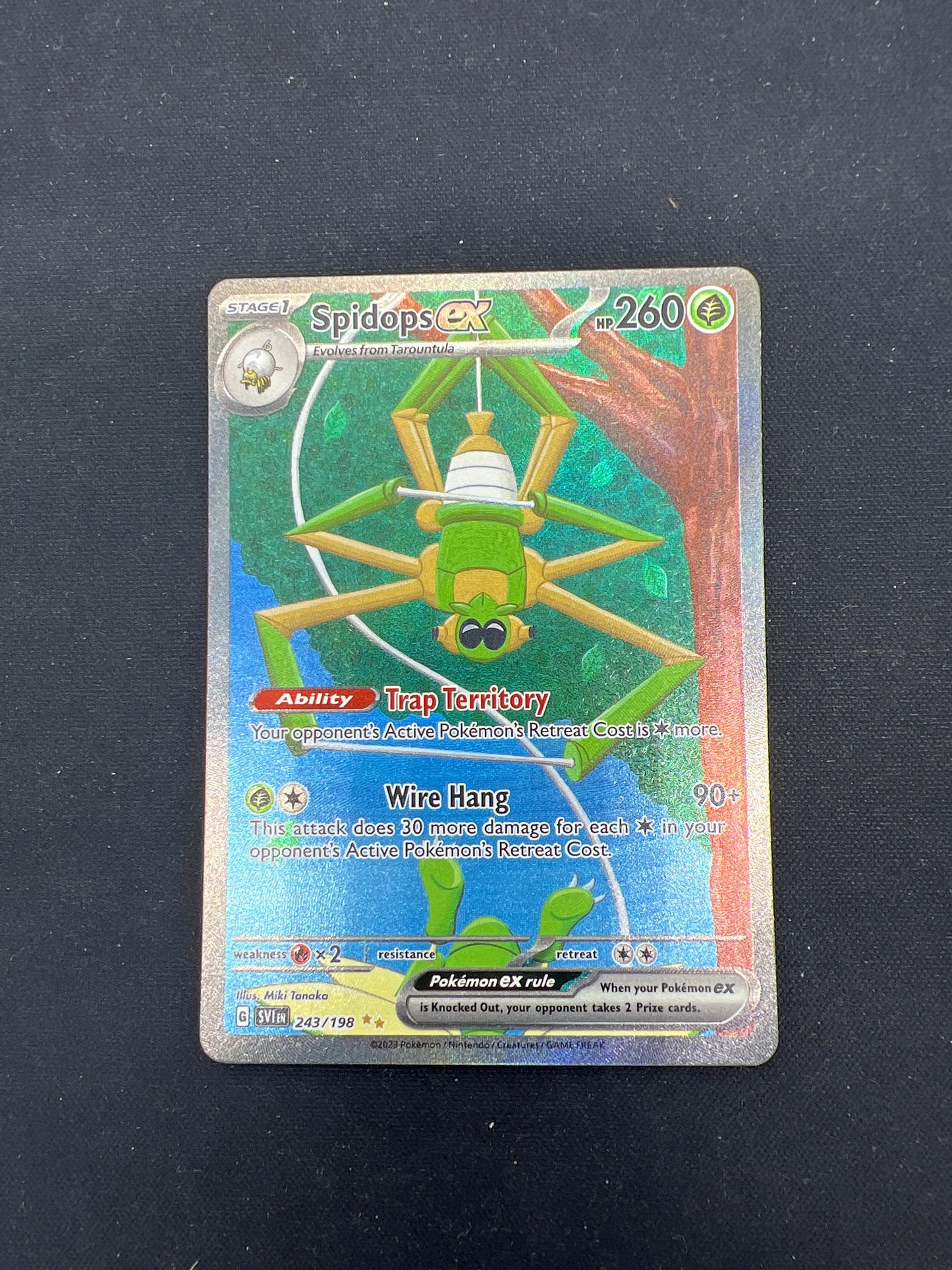 Auction Lot 245: Pokemon Cards Spidops EX SV Base Set Conditions Vary