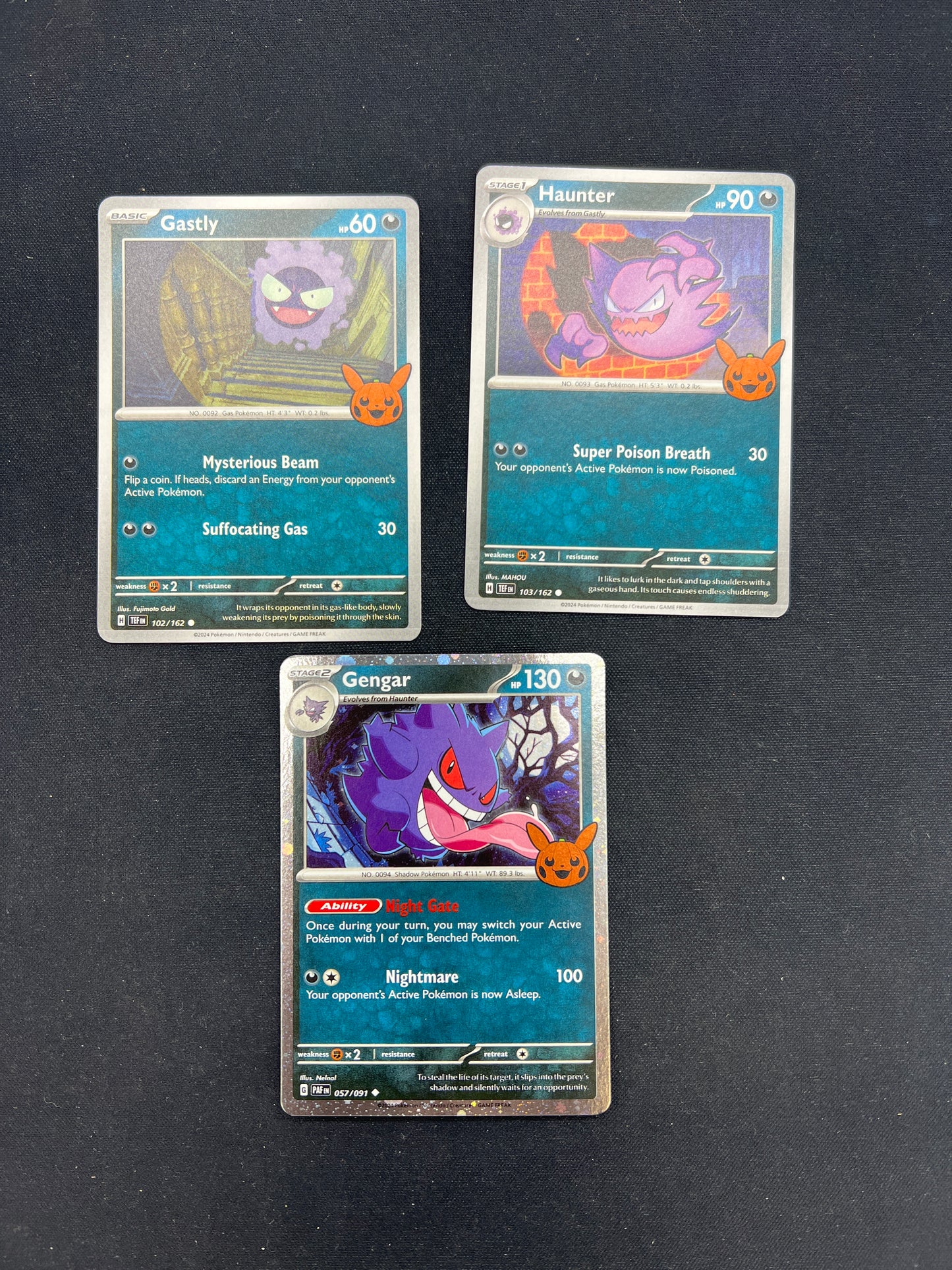 Auction Lot 417: Pokemon Cards Gastly Evolution Line Trick or Trade Lot 1 Conditions Vary