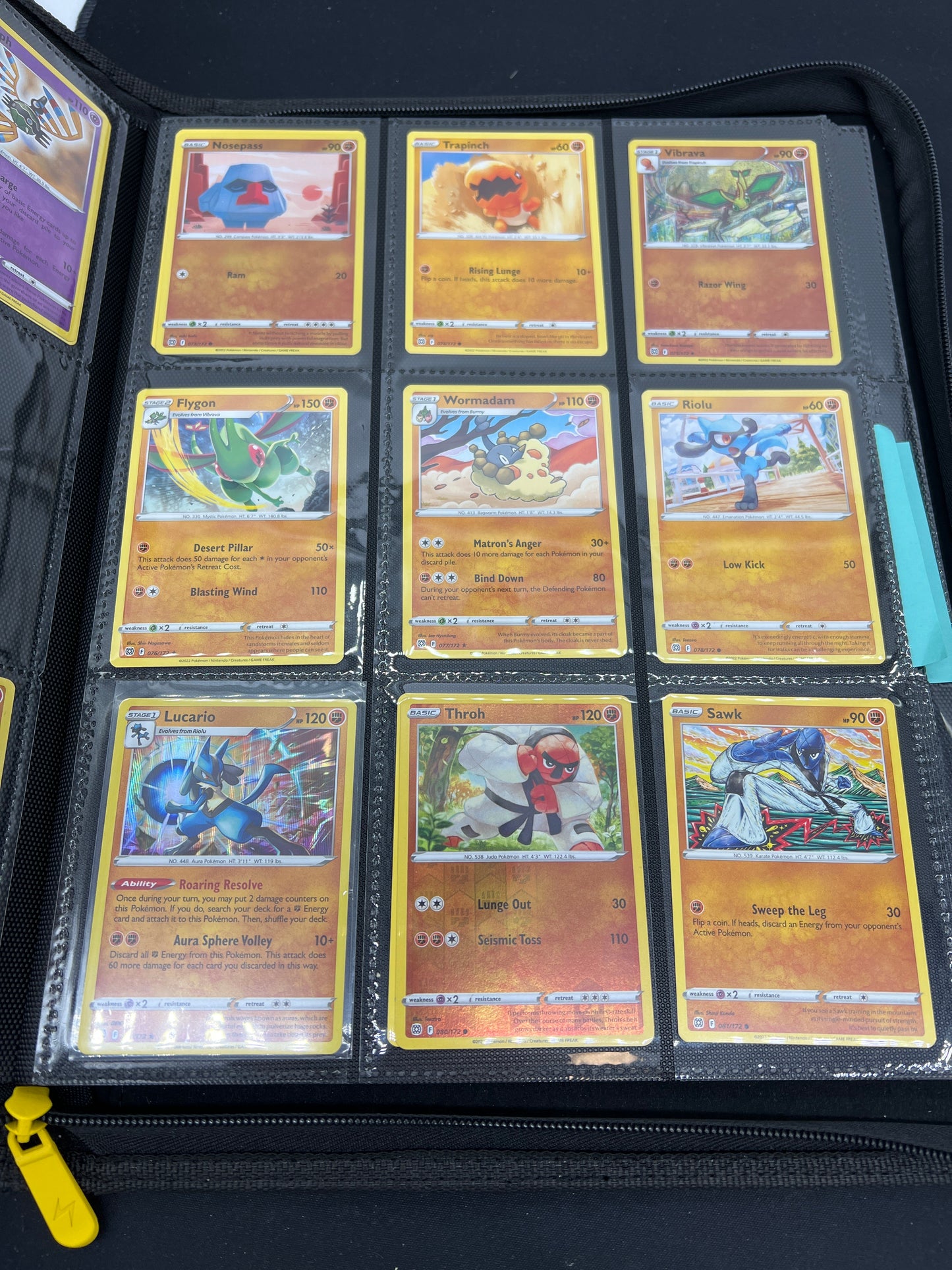 Auction Lot 219: Pokemon Binder With Brilliant Stars Complete Common Uncommons Lot Conditions Vary