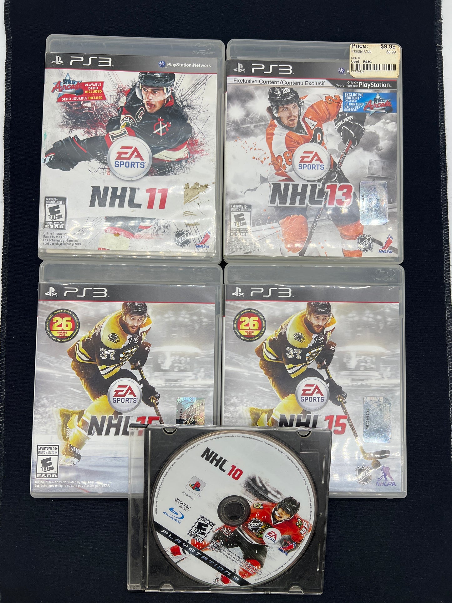 Auction Lot 202: PlayStation 3 Video Game Lot of 5 Assorted Sports Titles