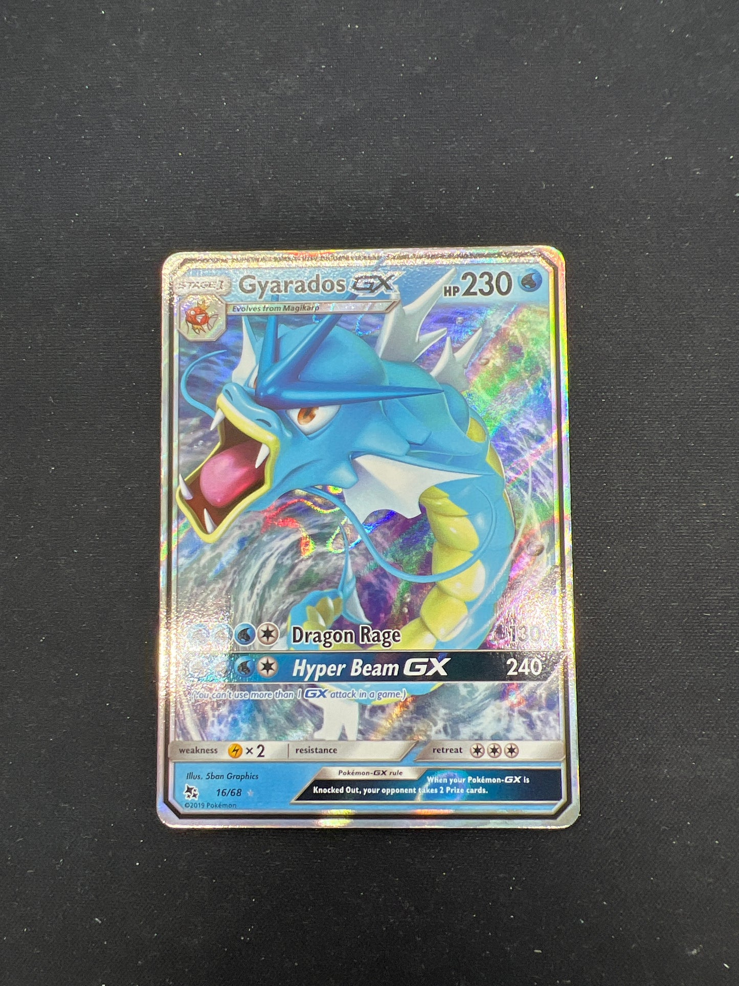 Auction Lot 134: Pokemon Cards Gyarados GX Full Art Conditions Vary
