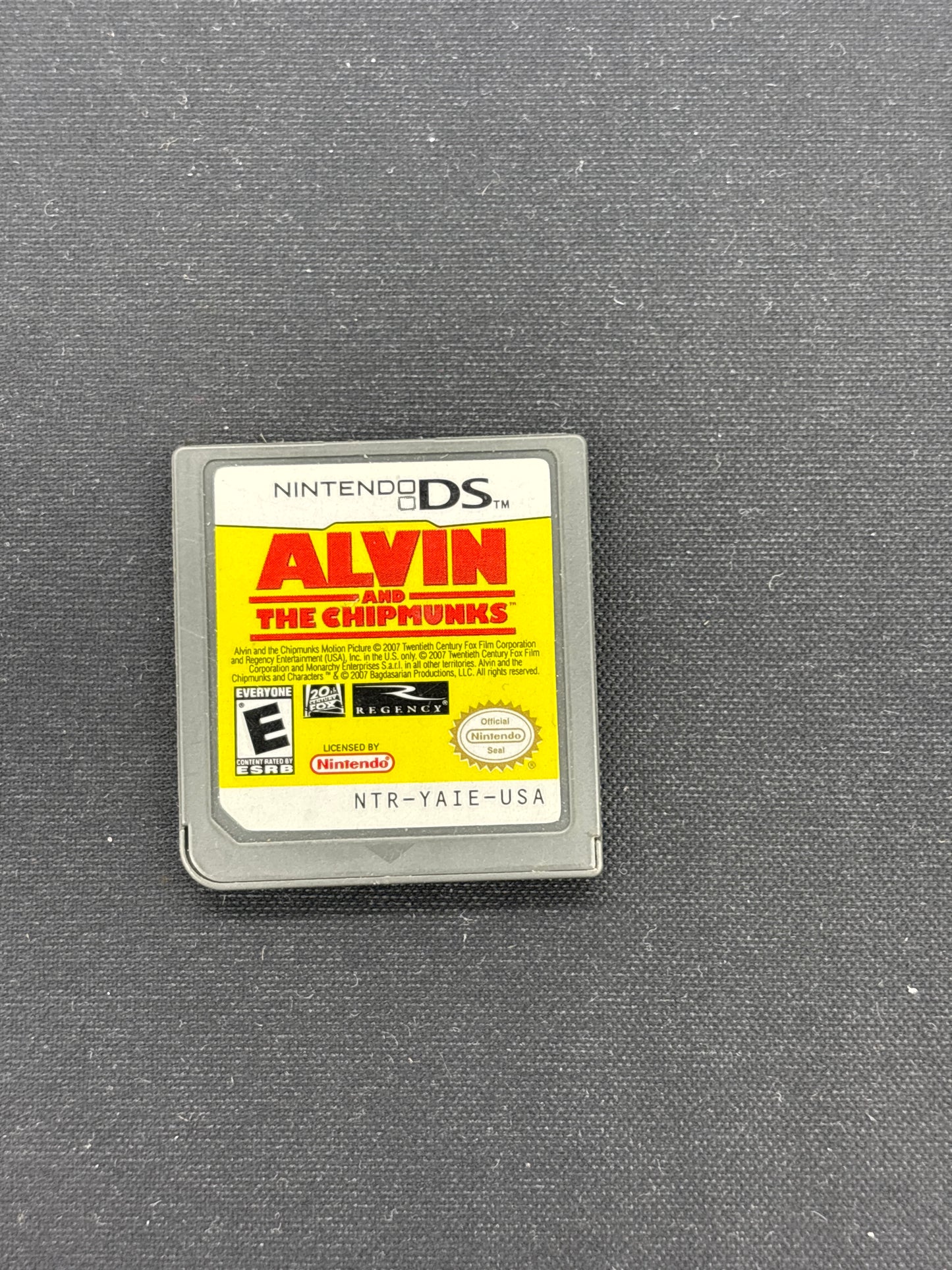 Auction Lot 216: Alvin and The Chipmunks Video Game Nintendo DS Loose