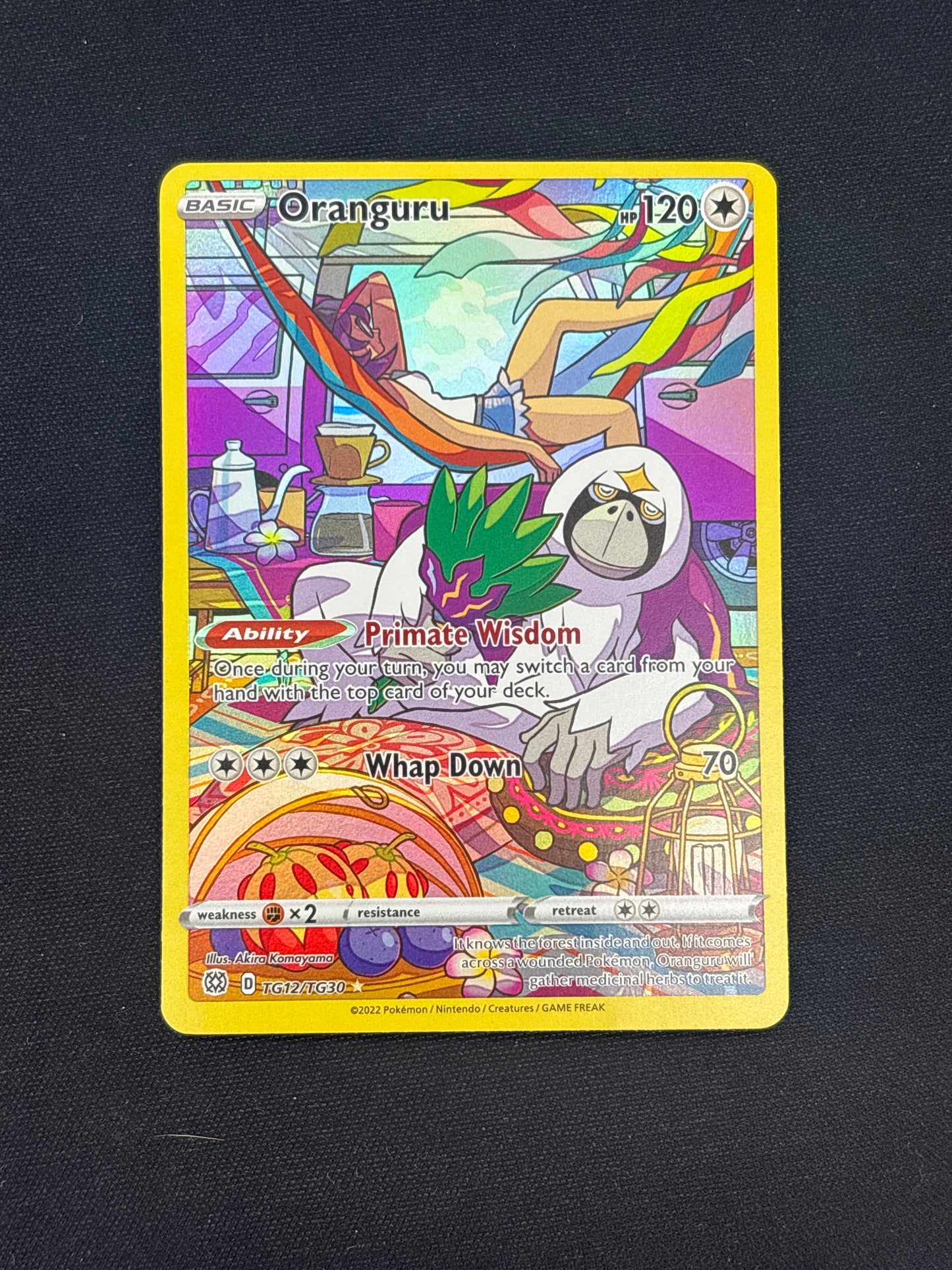 Auction Lot 222: Oranguru Trainer Gallery Card Conditions Vary