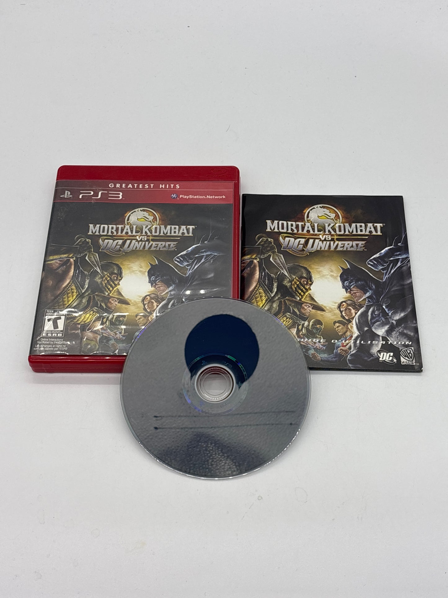Auction Lot 89: Mortal Kombat VS DC Universe Video Game Playstation 3 CIB