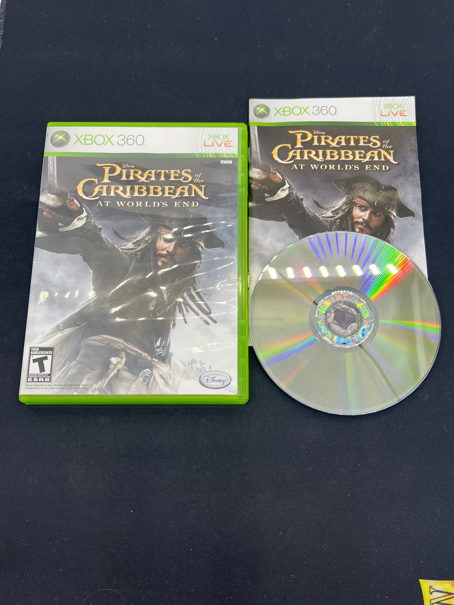 Auction Lot 173: XBOX 360 Video Game Pirates of the Caribbean  At World's End CIB