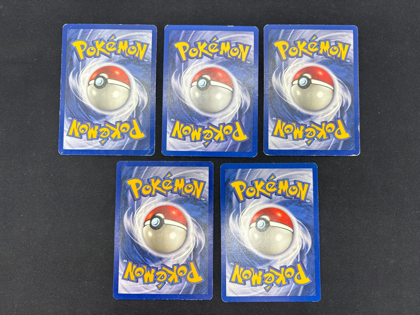 Auction Lot 428: Pokemon Cards Assorted Lot of 5 WOTC Era Commons Uncommons Non Holo Rares Conditions Vary