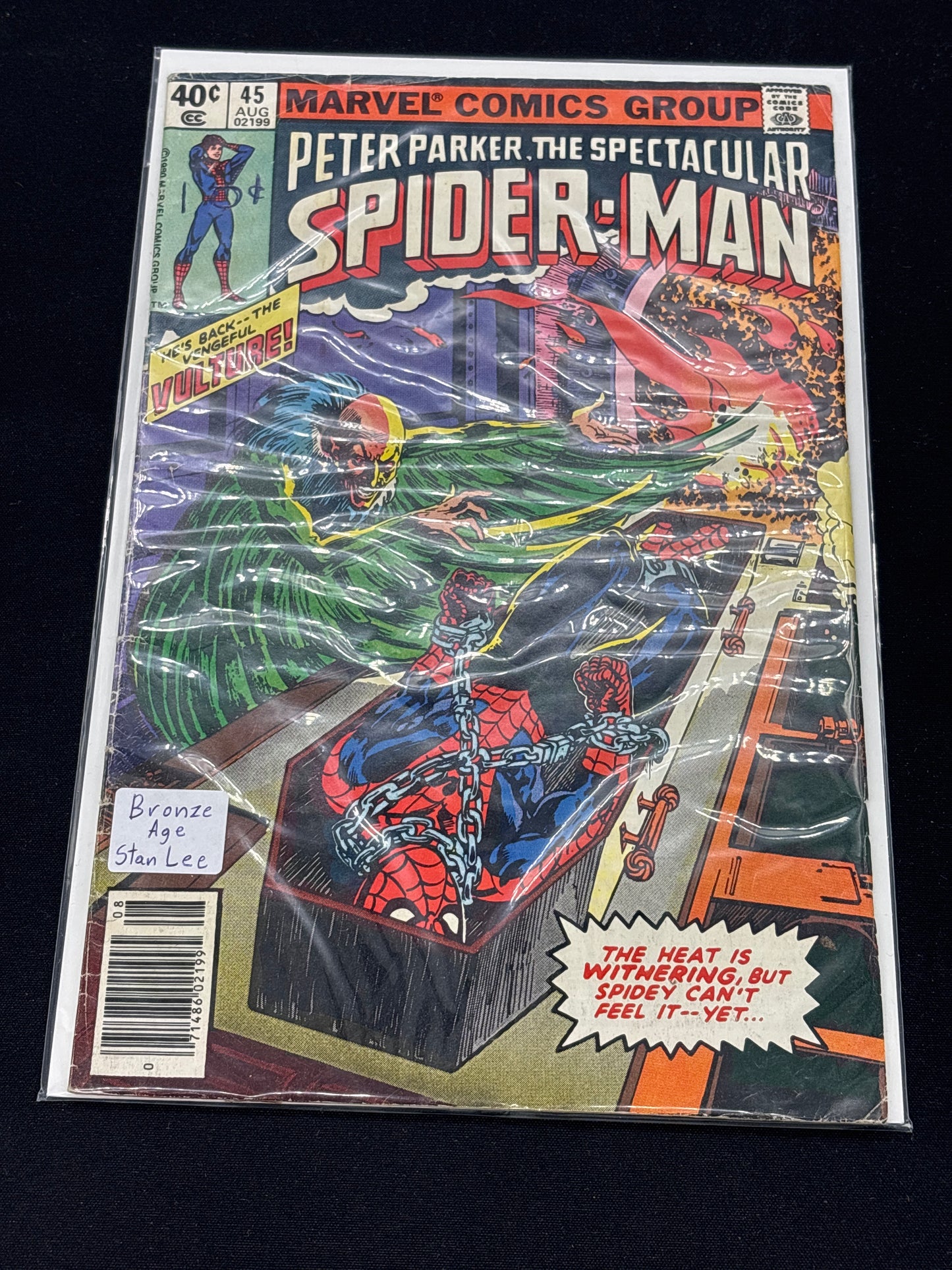Auction Lot 201: Marvel Comics The Spectacular Spider-Man Issue 45 Comic Book