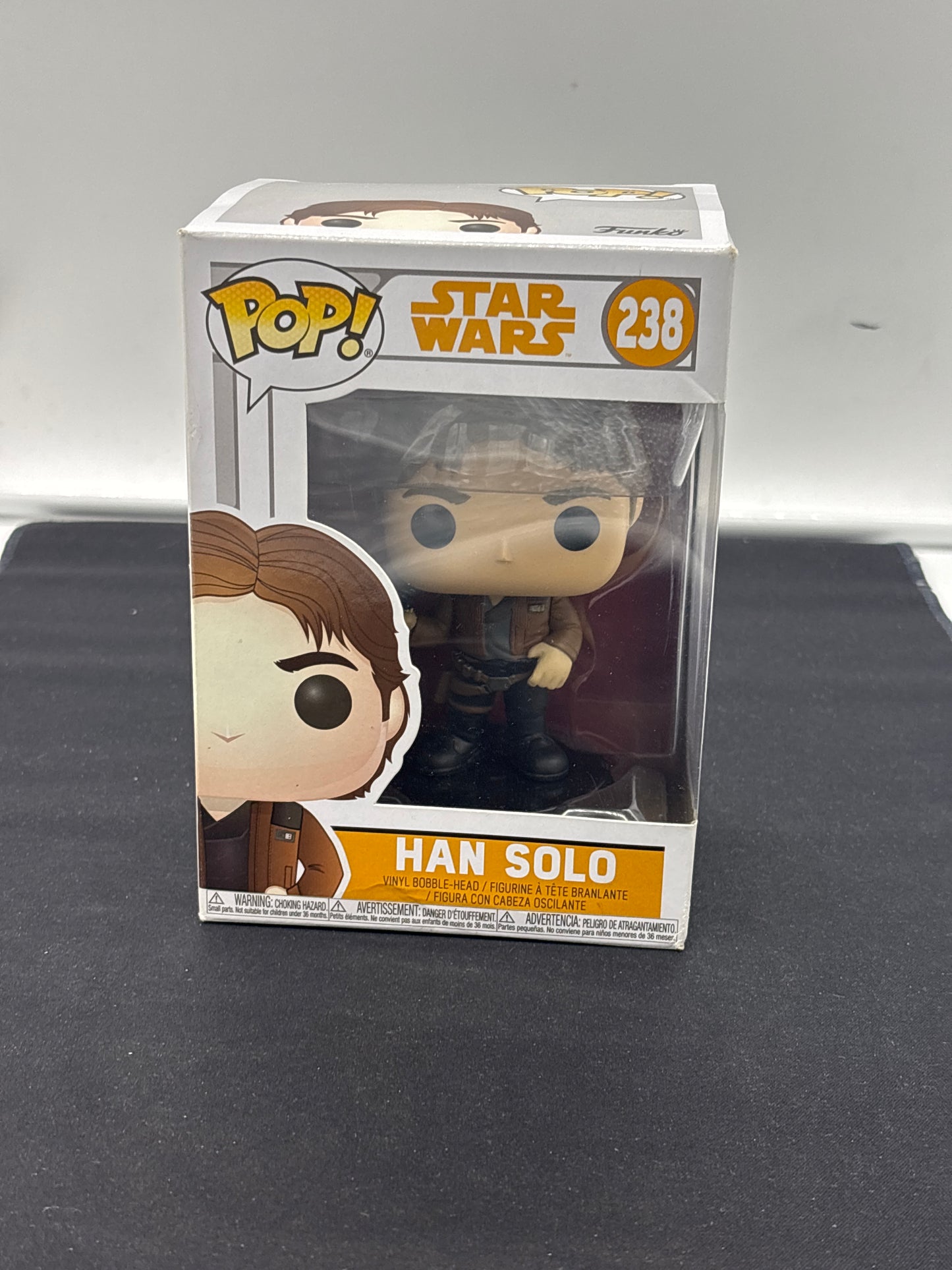 Auction Lot 160: POP Funko Star Wars Han Solo 238 Figure