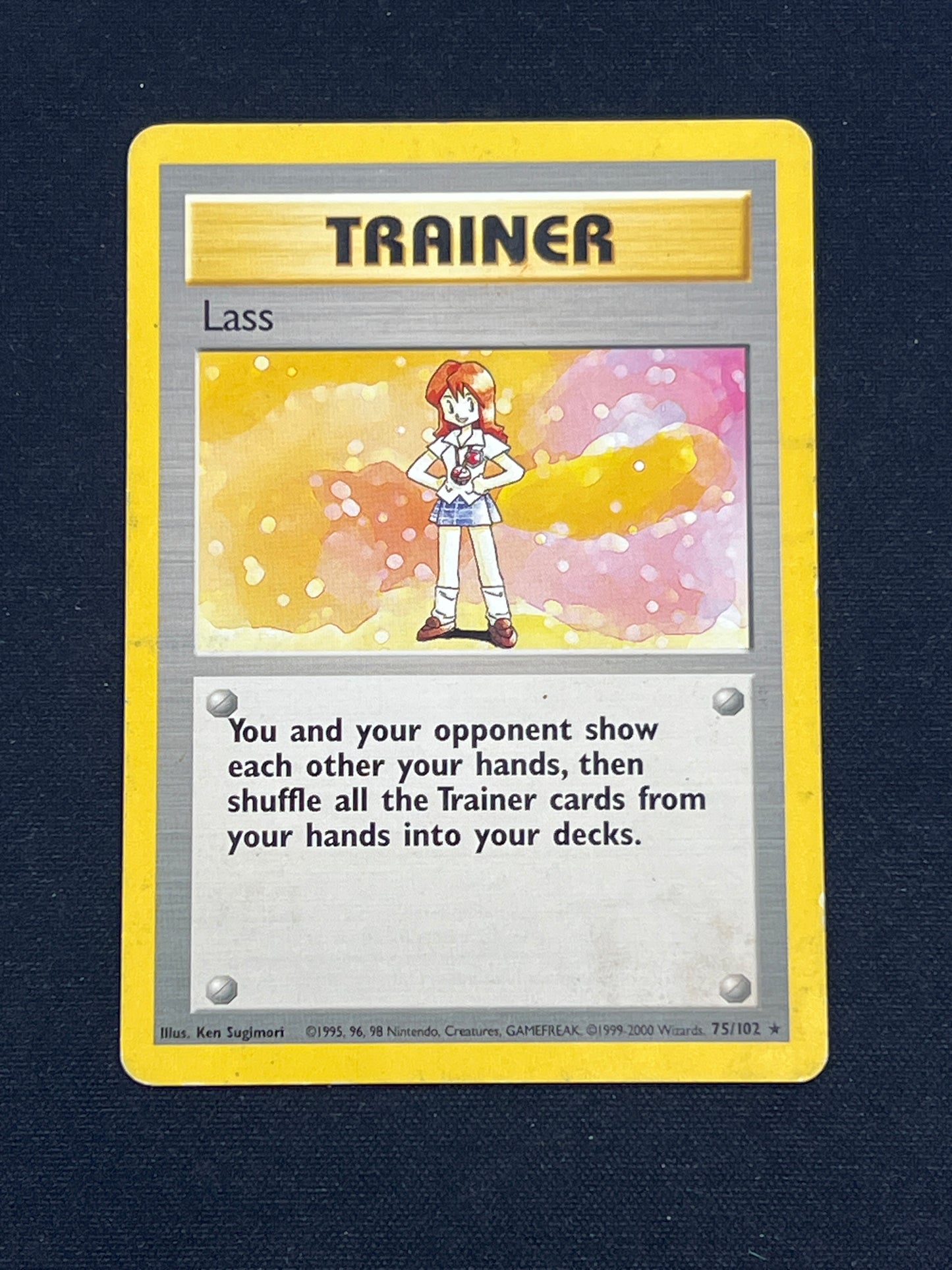 Auction Lot 311: Pokemon Card Lass Base Set Conditions Vary