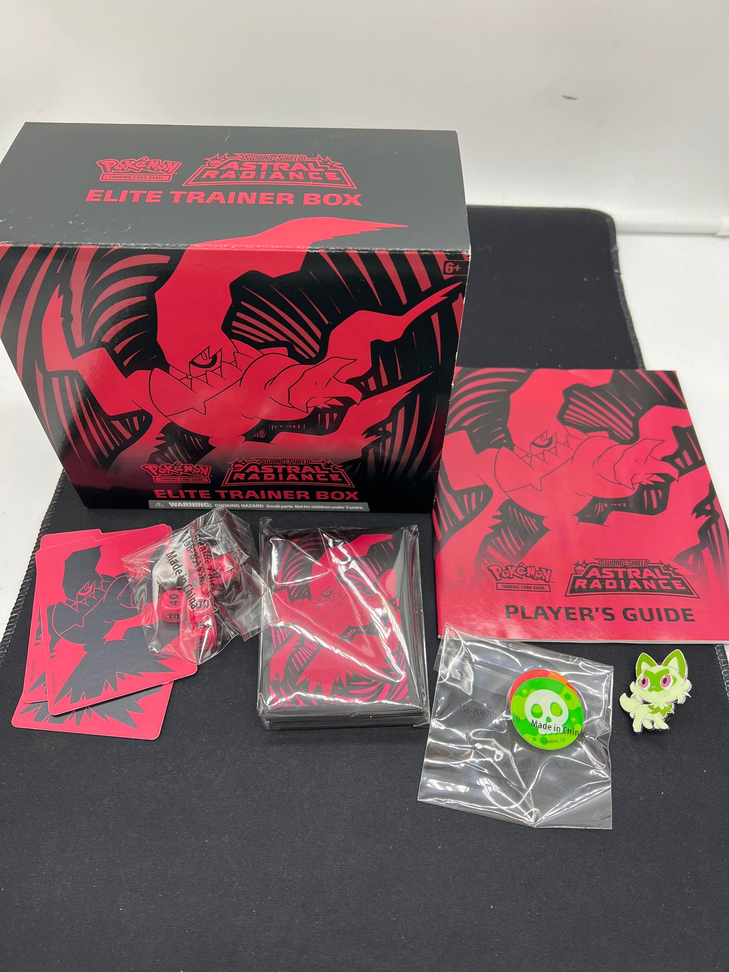 Auction Lot 153: Pokemon Cards EMPTY Astral Radiance ETB With Accessories