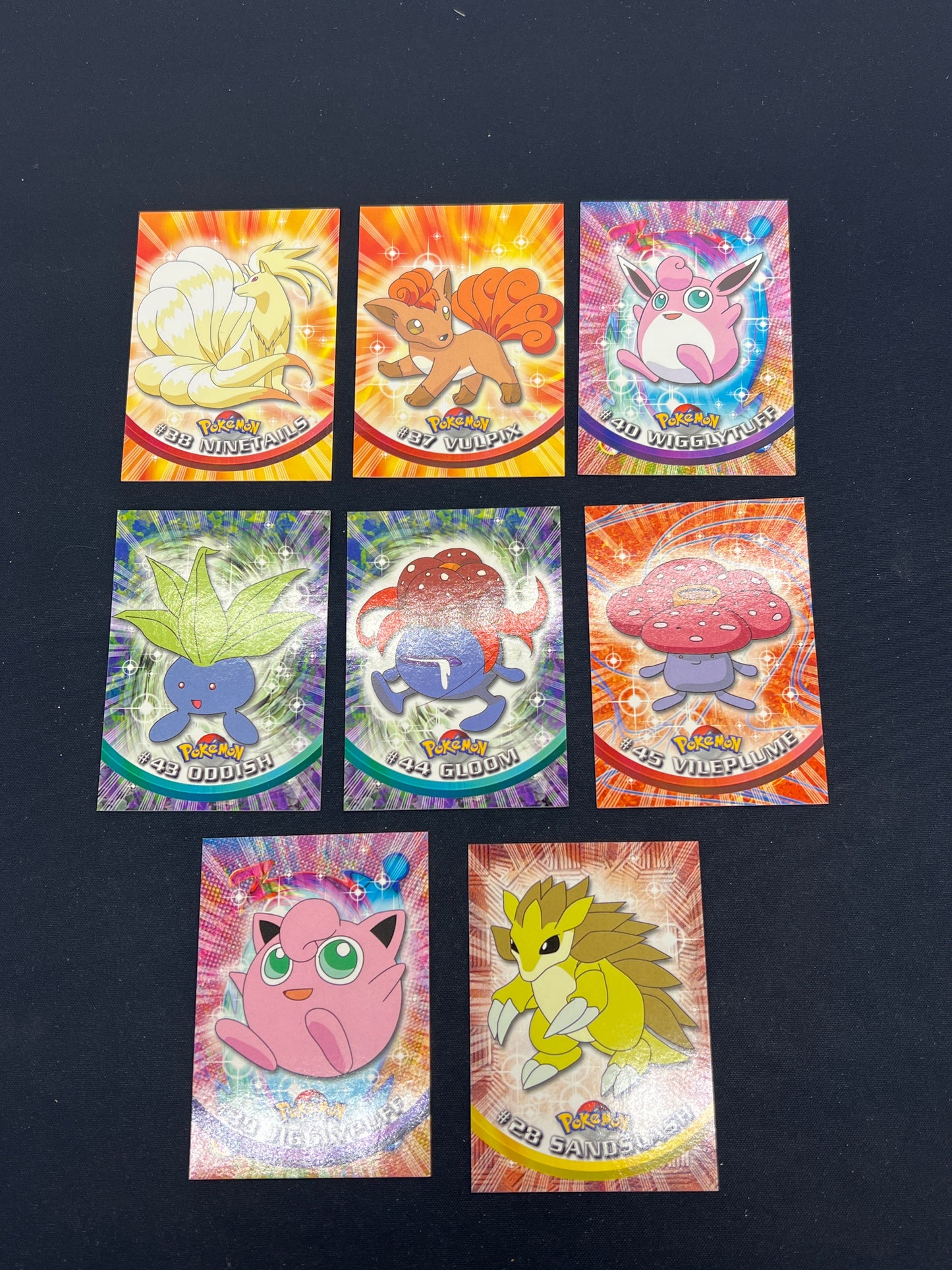 Auction Lot 17: Pokemon Topps Cards Assorted Lot of 8 Conditions Vary
