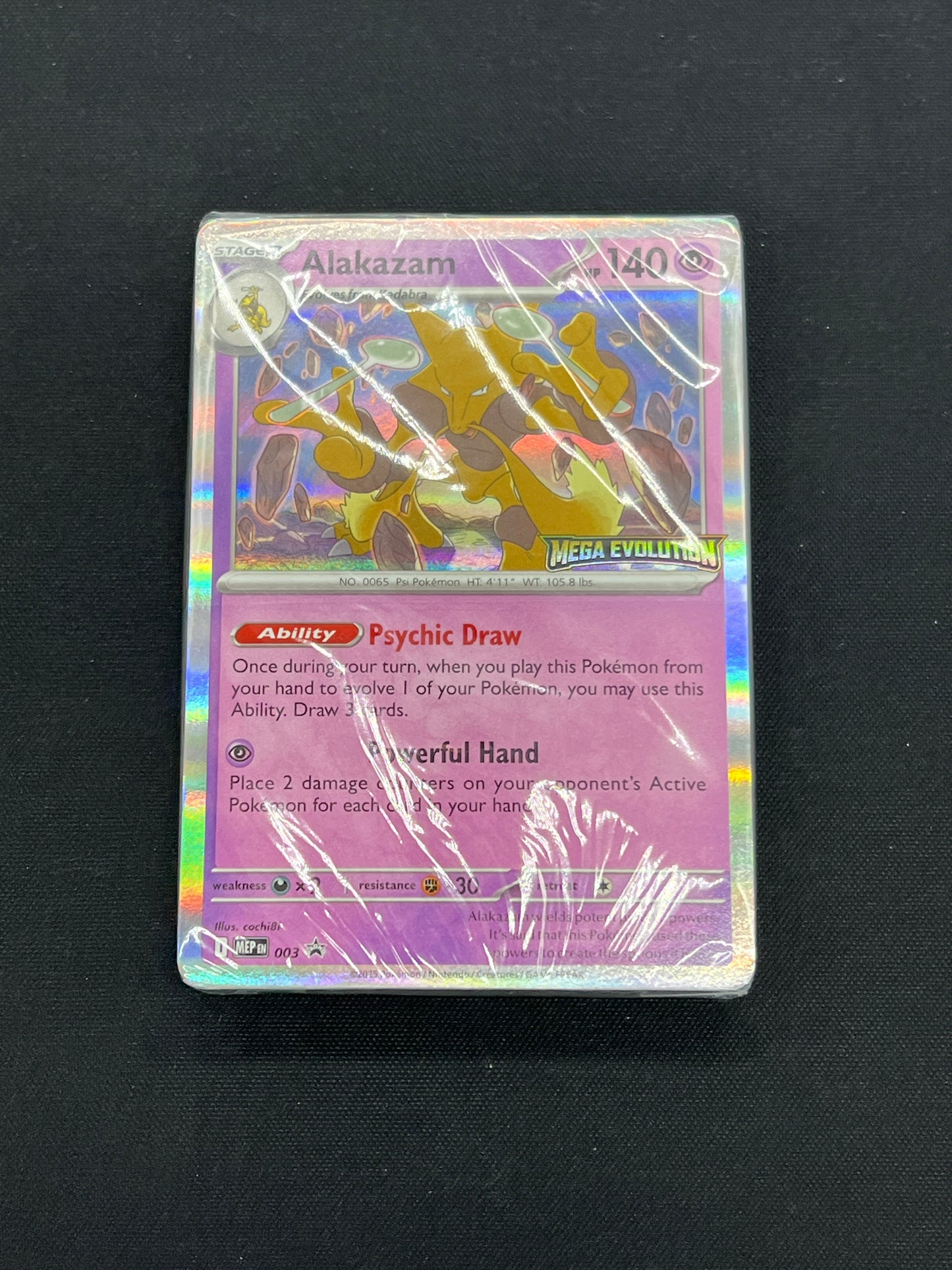 Auction Lot 373: Pokemon Cards Alakazam Stamped Promo Mega Evolutions Conditions Vary