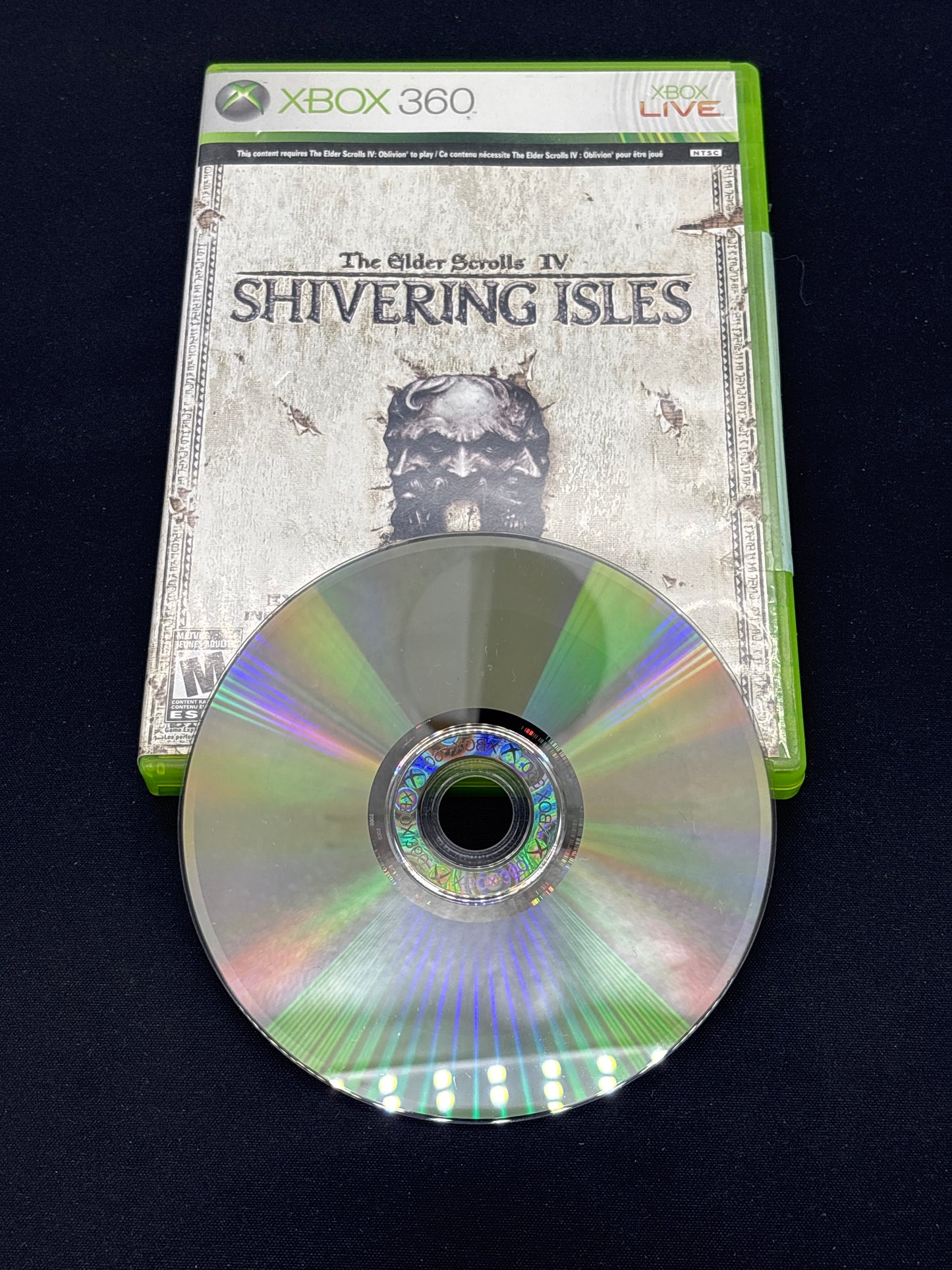 Auction Lot 112: XBOX 360 Elder Scrolls IV Shivering Isles Video Game