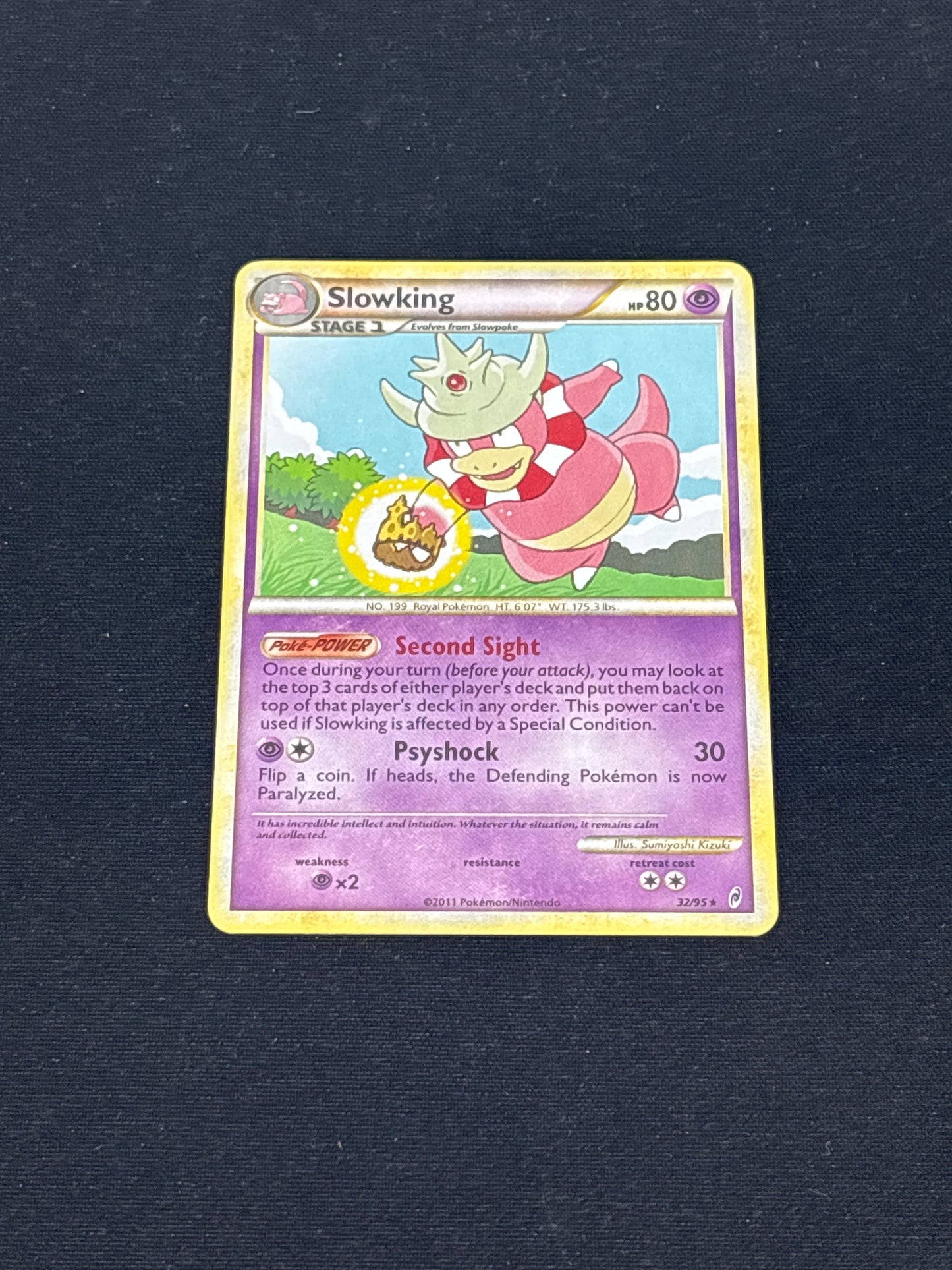 Auction Lot 244: Pokemon Cards Slowking Non Holo Rare Call of Legends Condition Vary