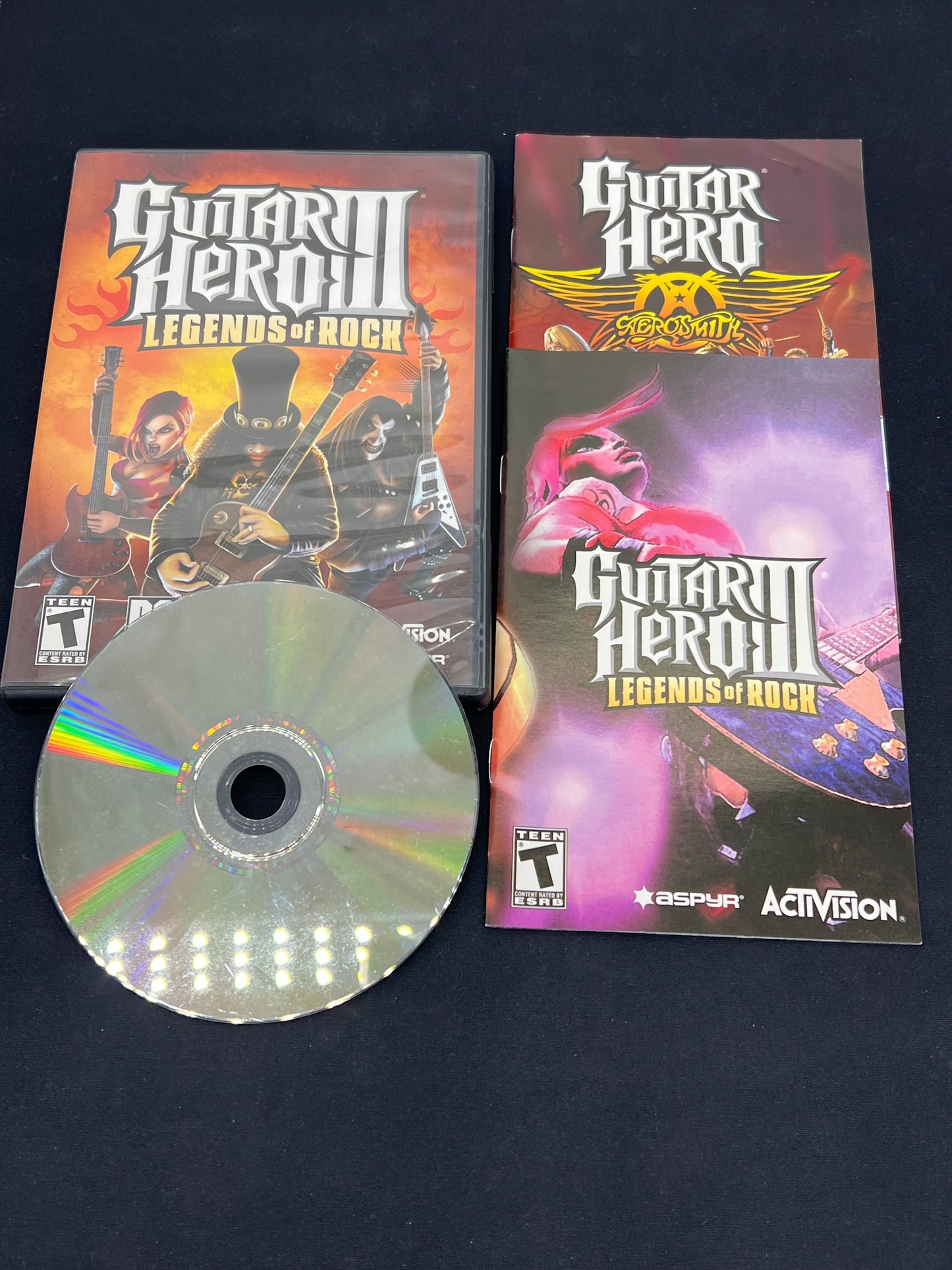Auction Lot 90: PC Video Game Guitar Hero 2 Legends of Rock CIB