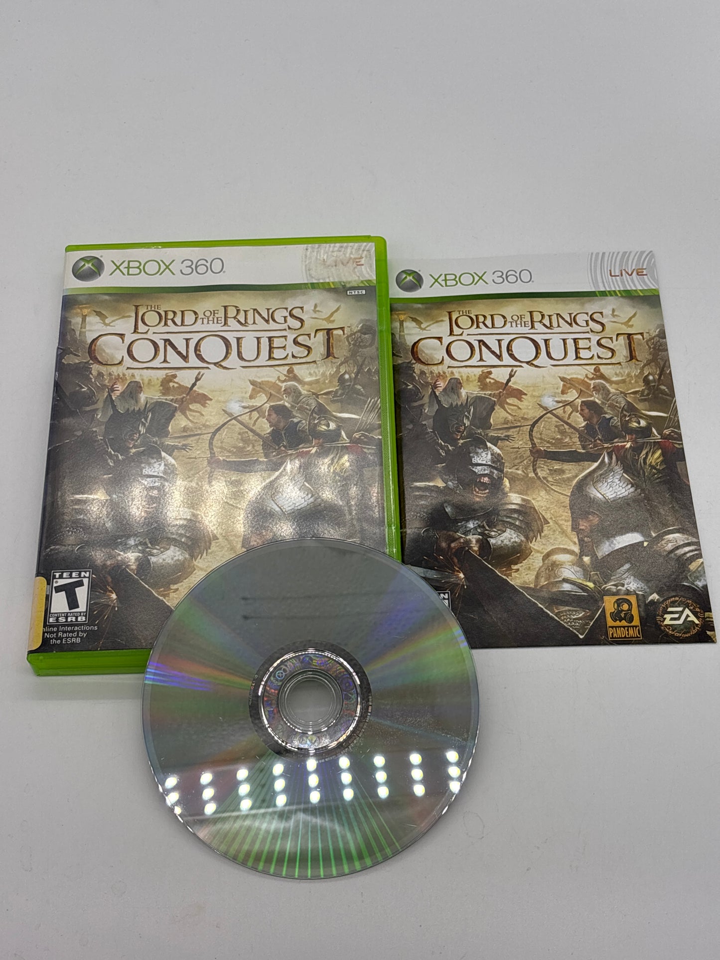 Auction Lot 177: The Lord of the Rings Conquest Video Game XBOX 360 CIB