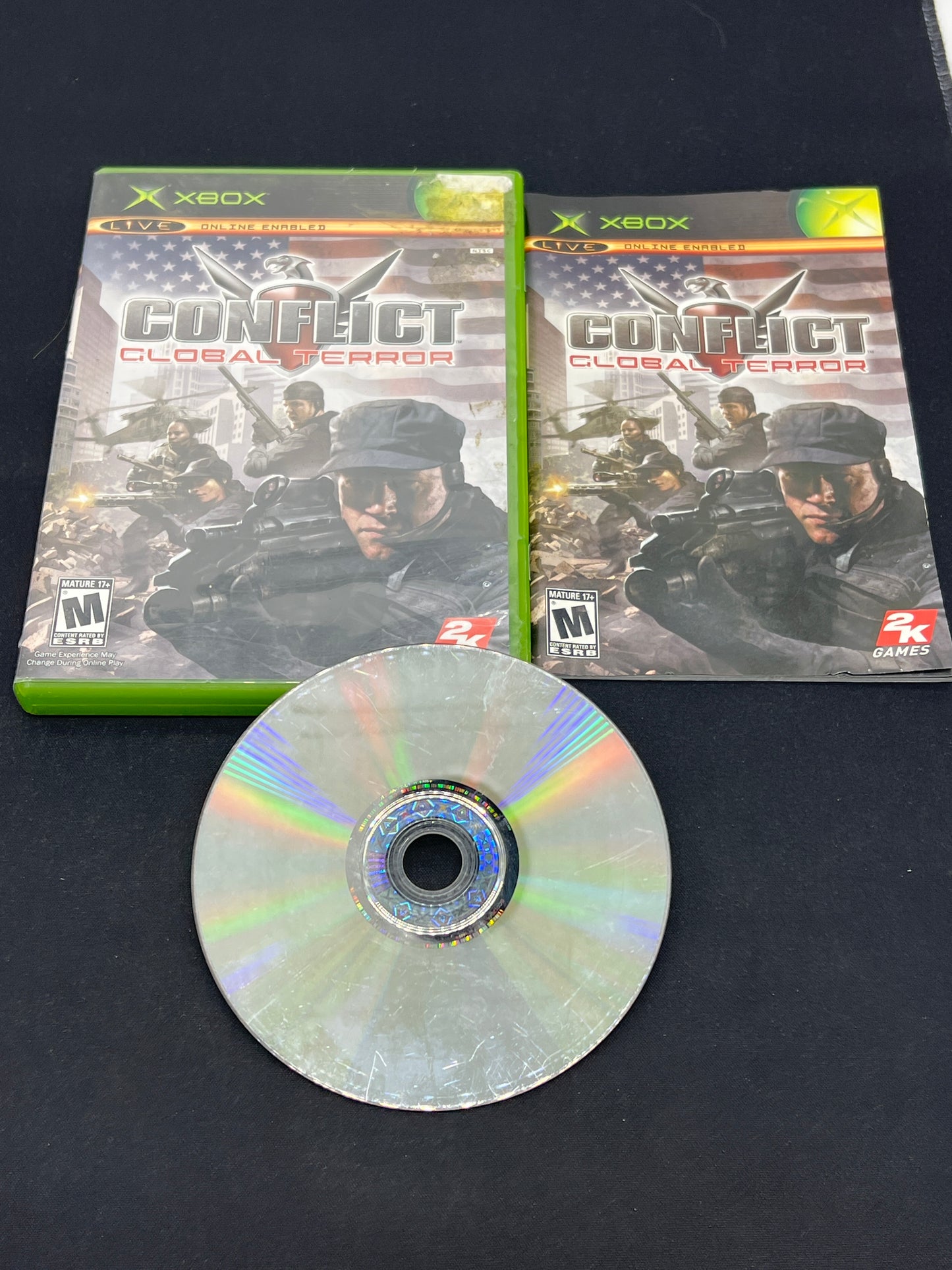 Auction Lot 128: XBOX Video Game Conflict CIB