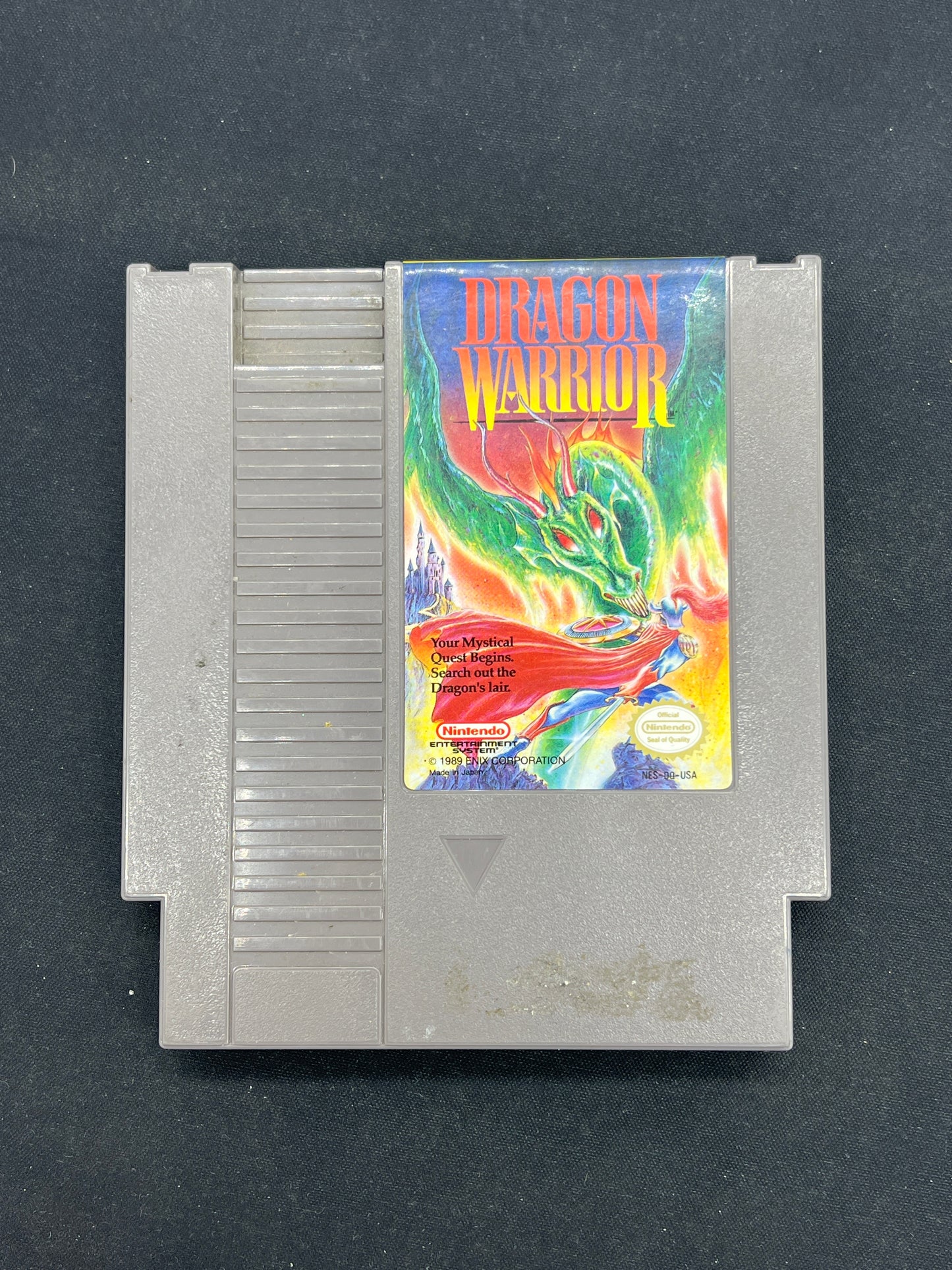 Auction Lot 175: NES Dragon Warrior LOOSE