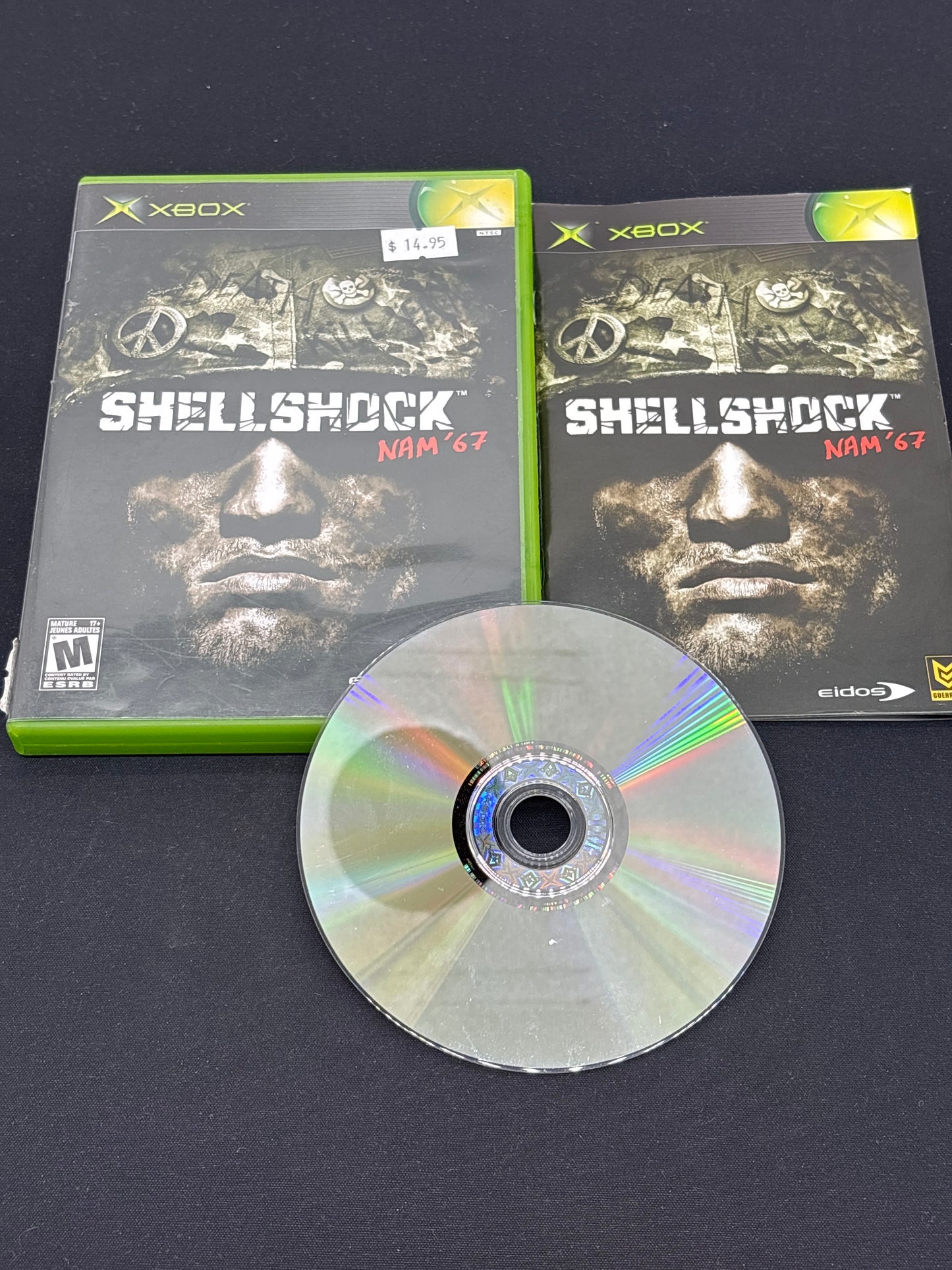 Auction Lot 110: XBOX Video Game Shellshock NAM 67 CIB