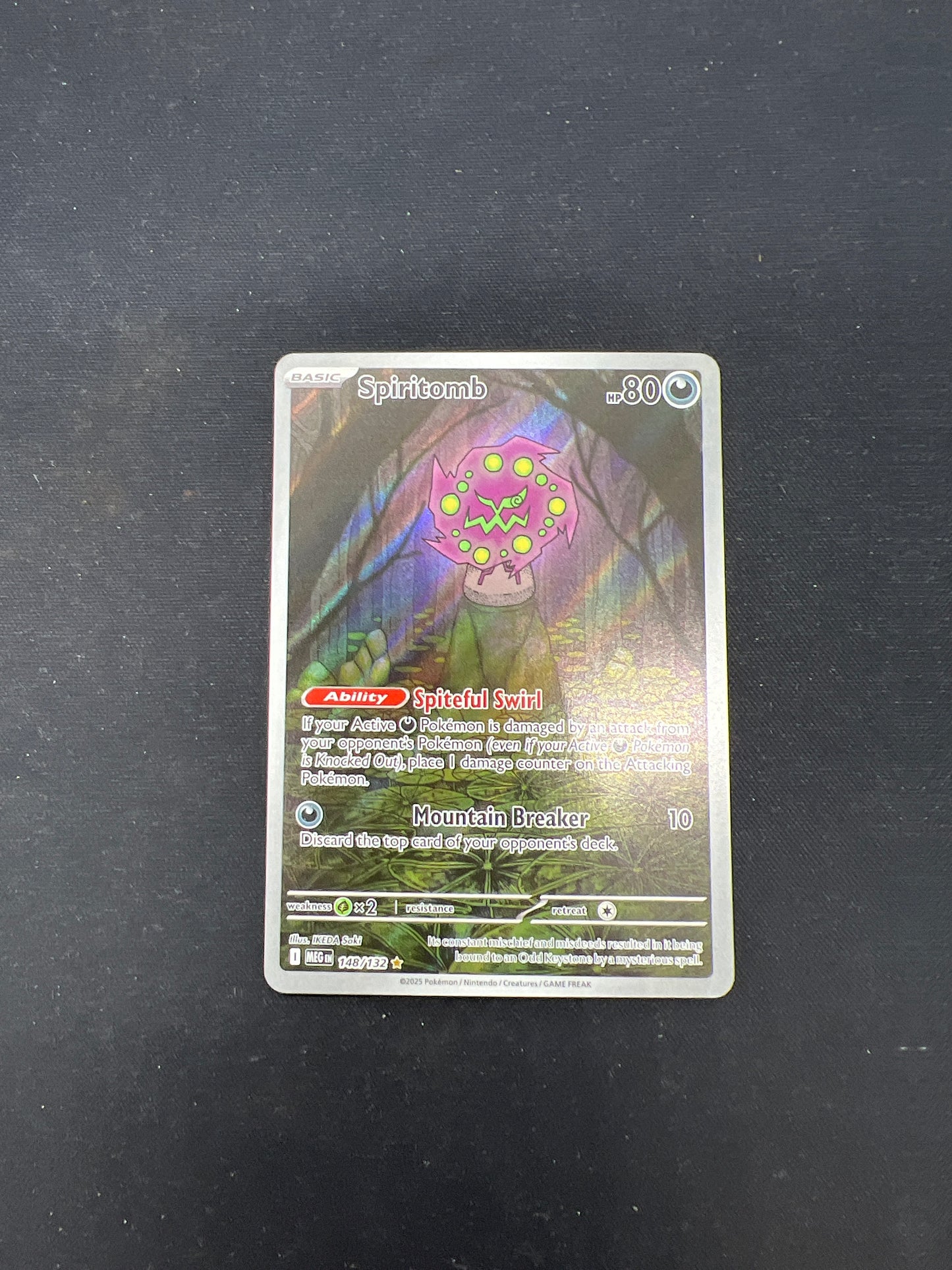 Auction Lot 37: Pokemon Cards Spiritomb Illustration Rare Conditions Vary