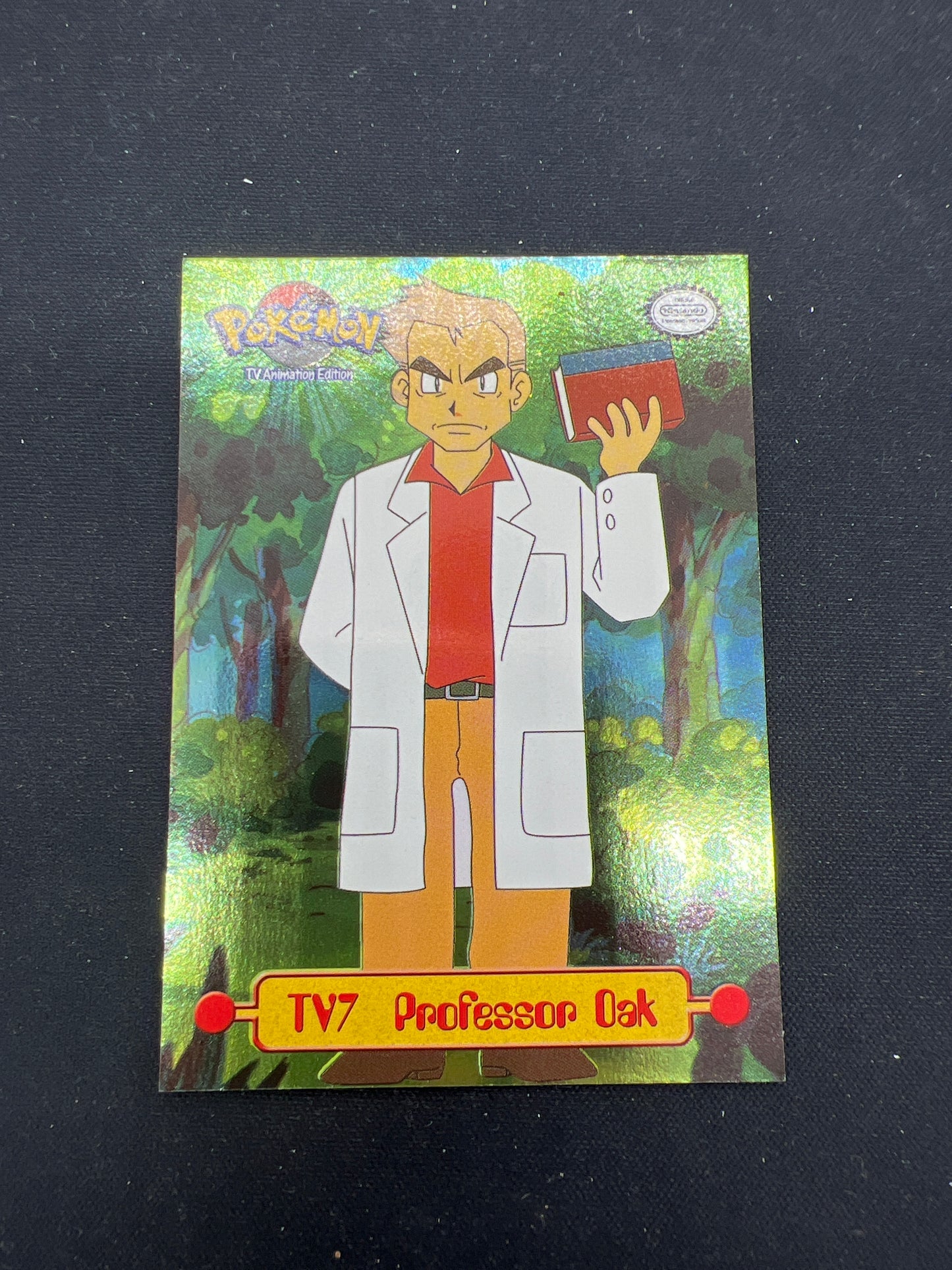 Auction Lot 267: Pokemon Topps Chrome TV7 Professor Oak Conditions Vary