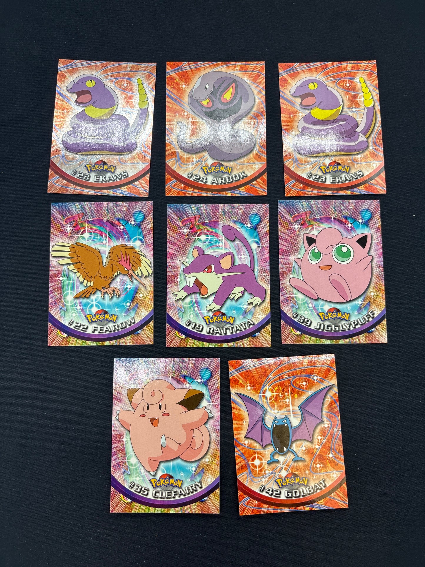 Auction Lot 120: Pokemon Topps Chrome Card Lot 7 Conditions Vary