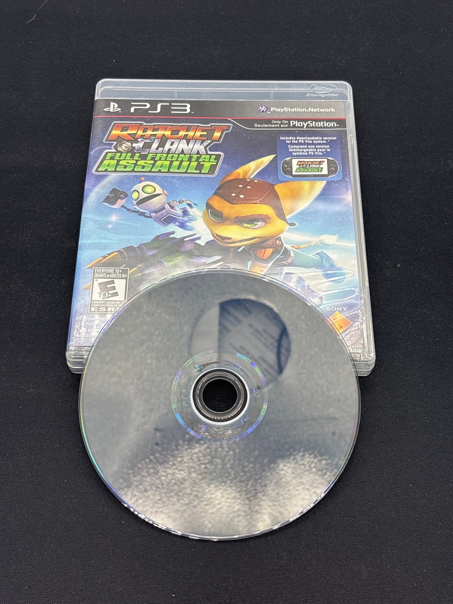 Auction Lot 84: PlayStation 3 Ratchet and Clank Full Frontal Assault Video Game