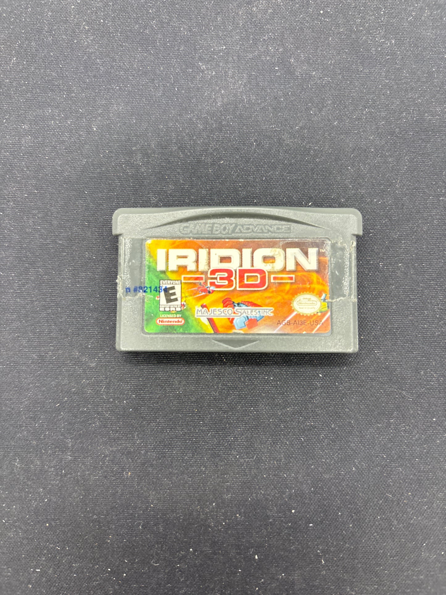 Auction Lot 347: Gameboy Advance Iridion 3D Cartridge