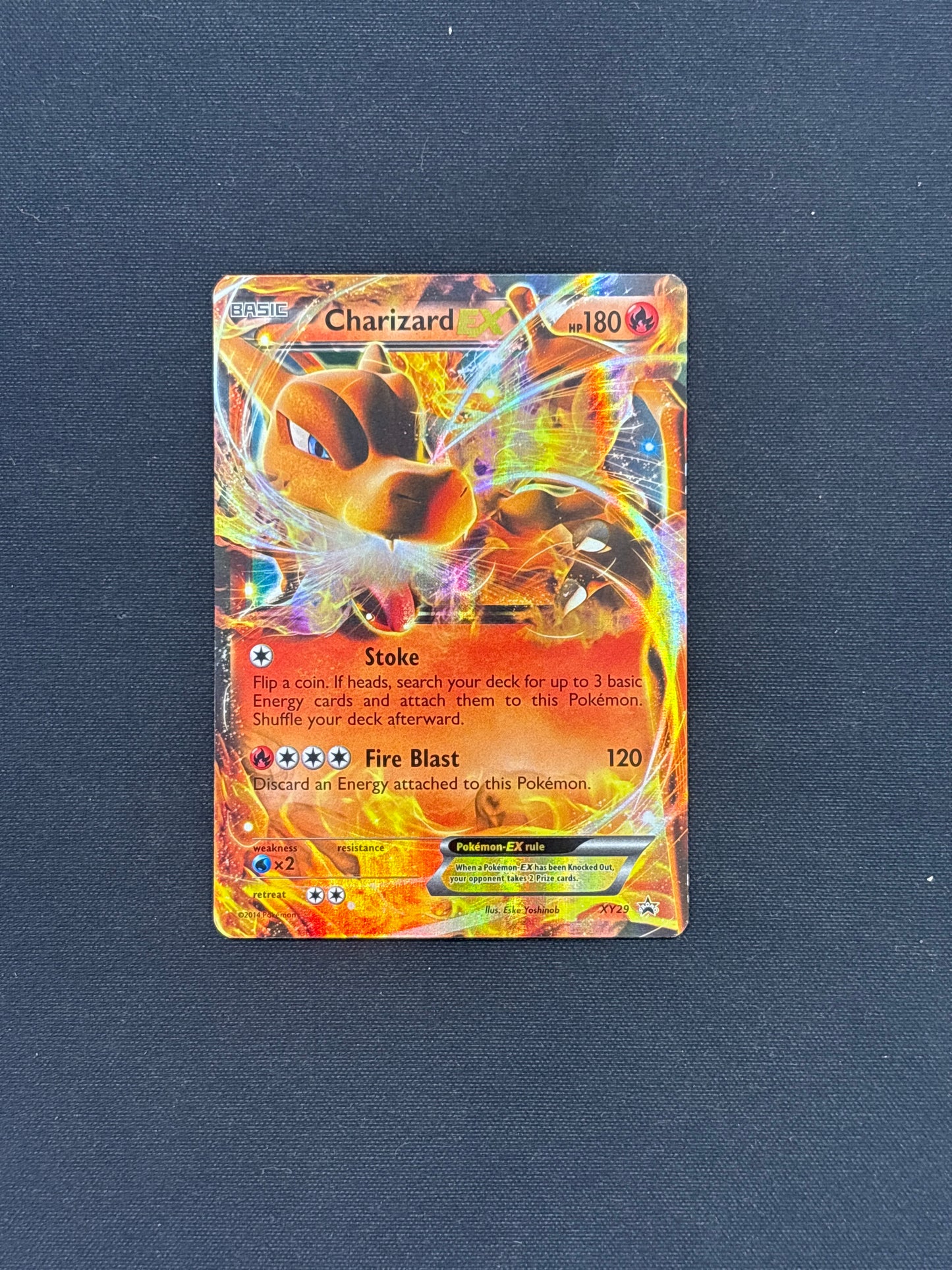 Auction Lot 244: Pokemon Charizard EX XY Promo Card Conditions Vary