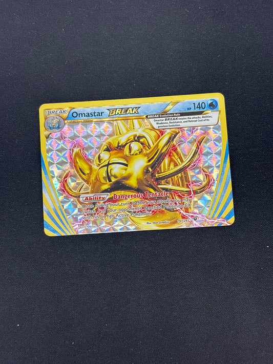 Auction Lot 342: Omastar Break Pokemon Card Conditions Vary