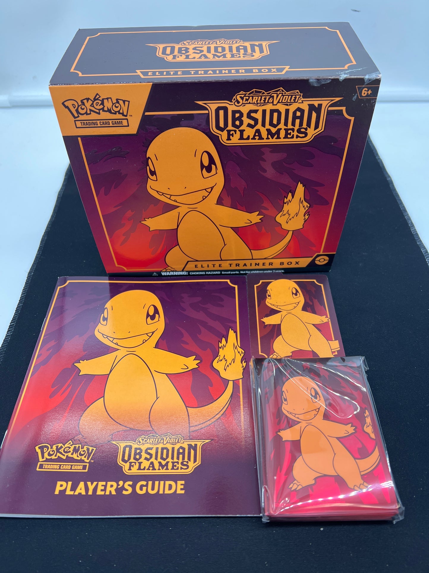 Auction Lot 275: Pokemon Obsidian Flames EMPTY ETB With Accessories