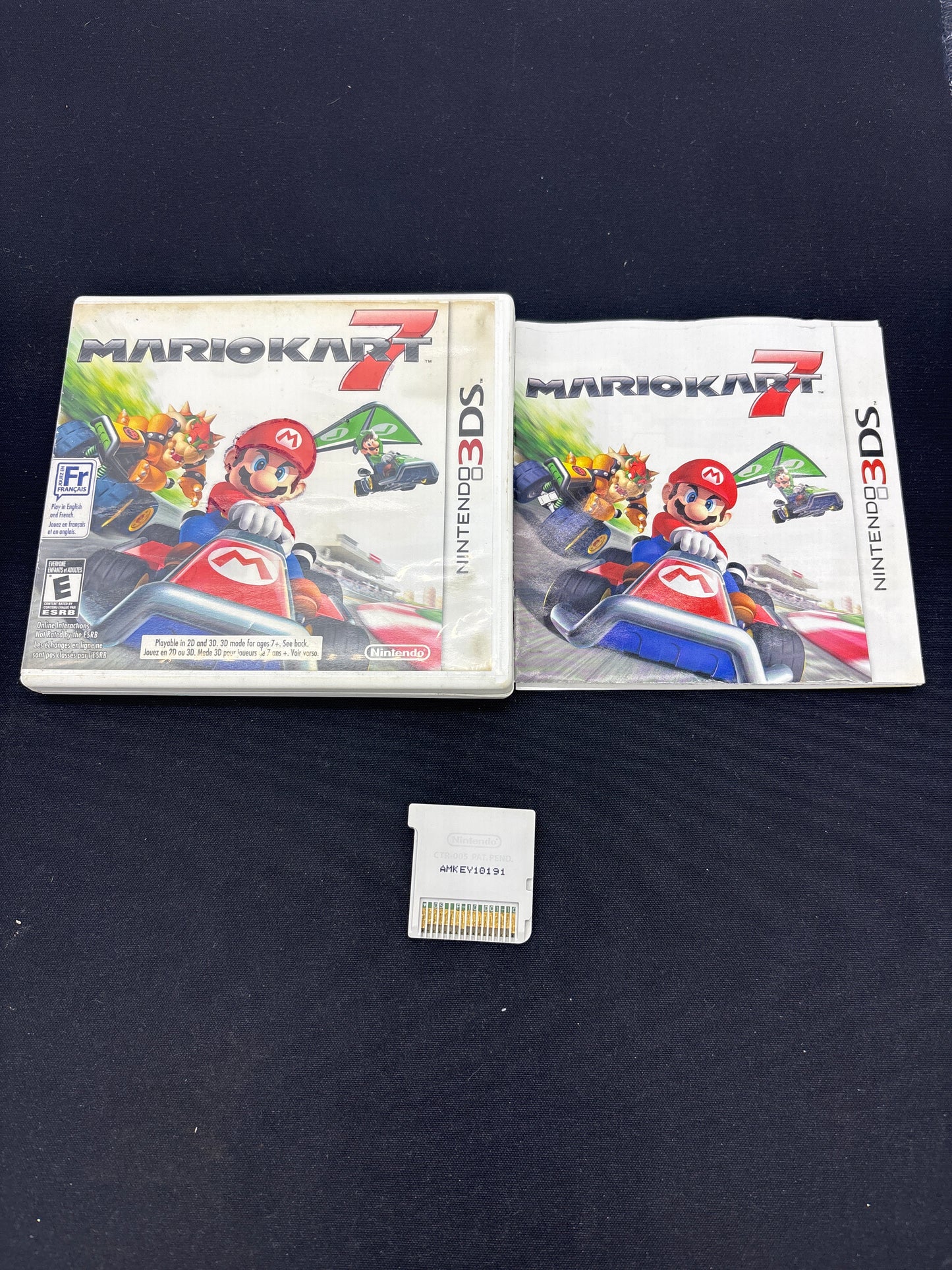 Auction Lot 4: Nintendo 3DS Video Game Mario Kart 7 CIB