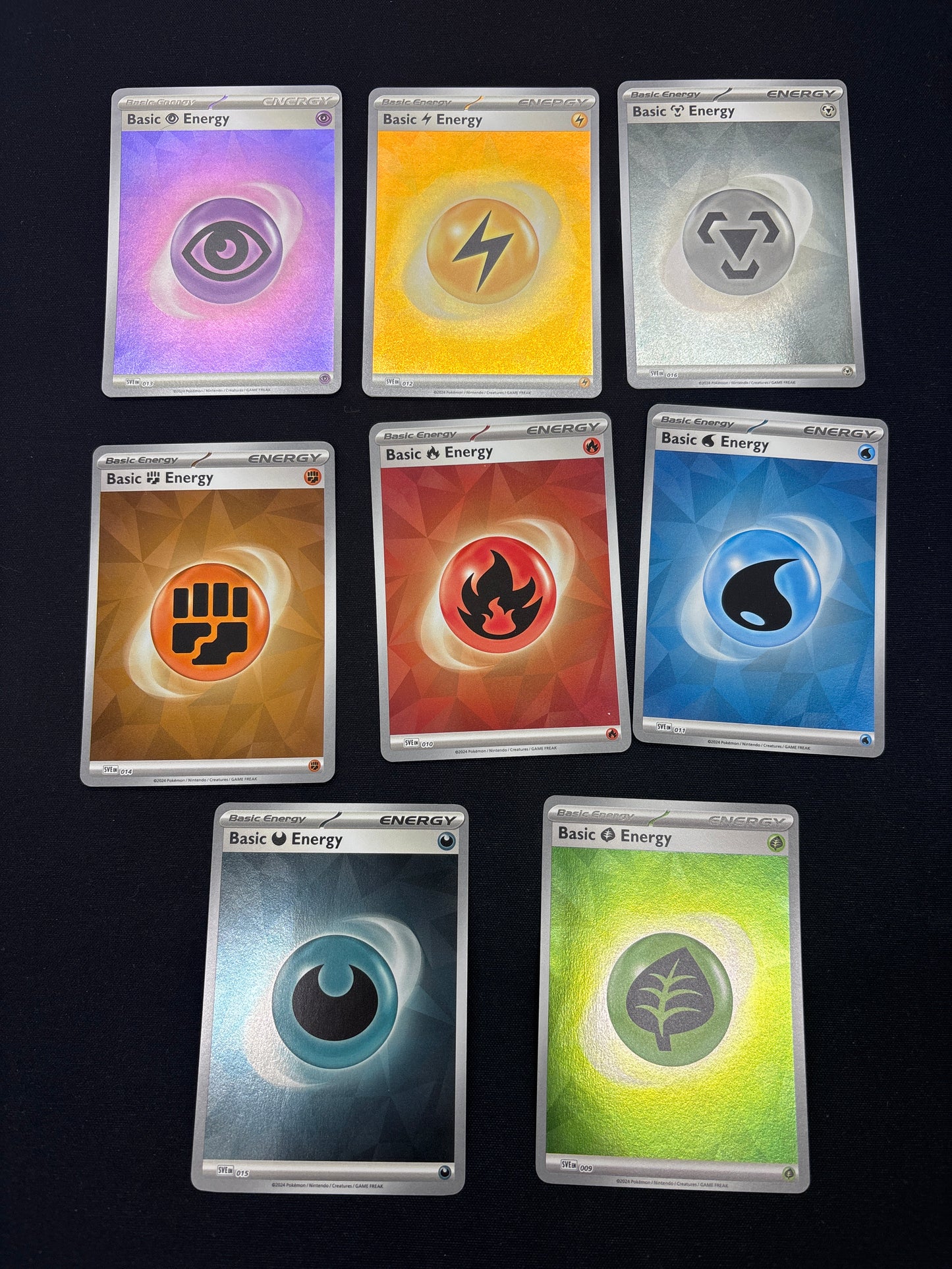 Auction Lot 223: Pokemon Cards SV Era Holo Energy Lot 1 Conditions Vary